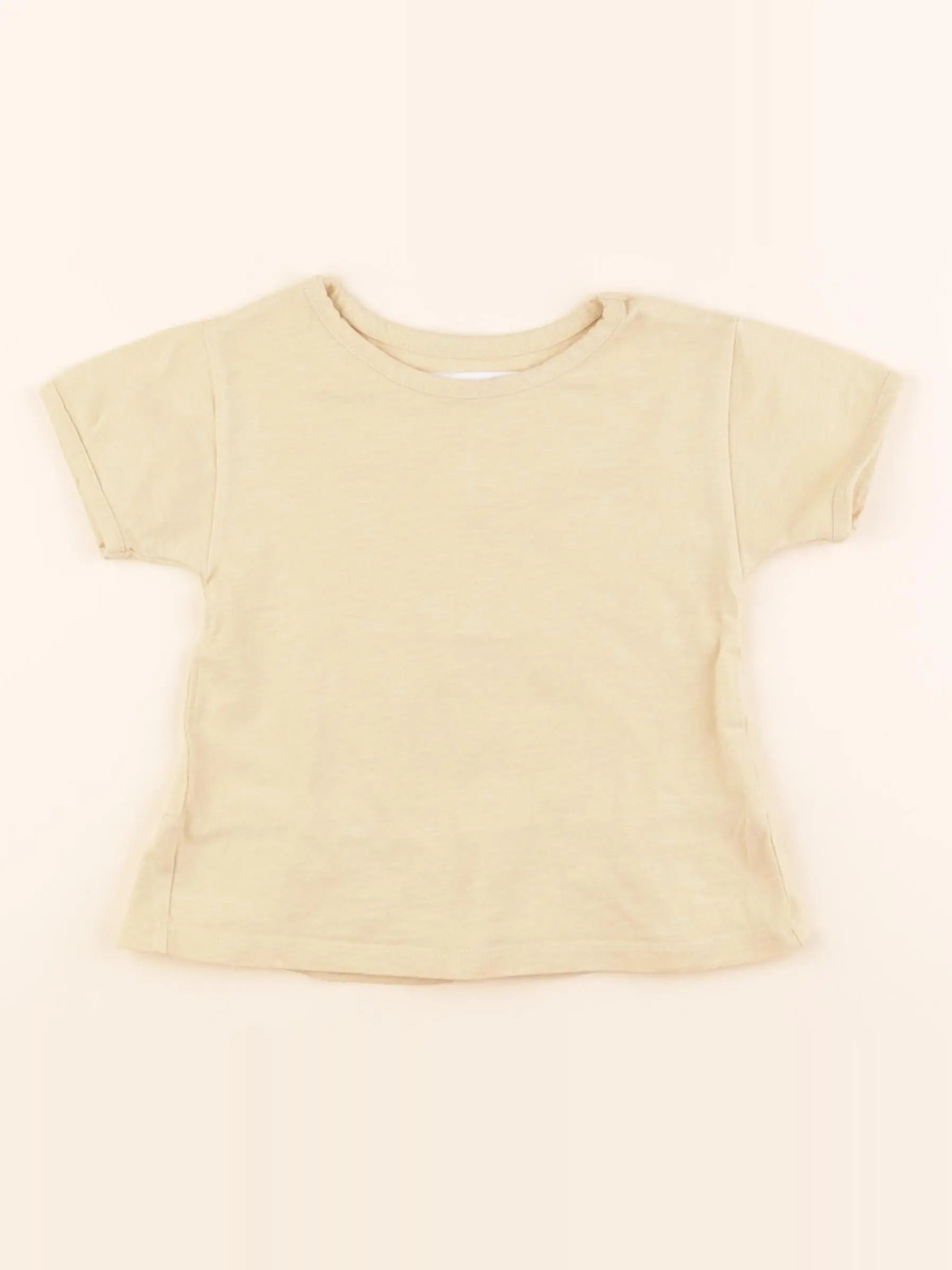 Zara - tee-shirt jaune - 2 ans