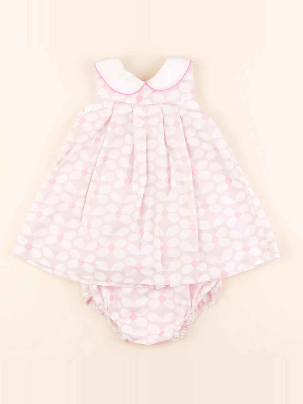Jacadi - robe rose - 12 mois