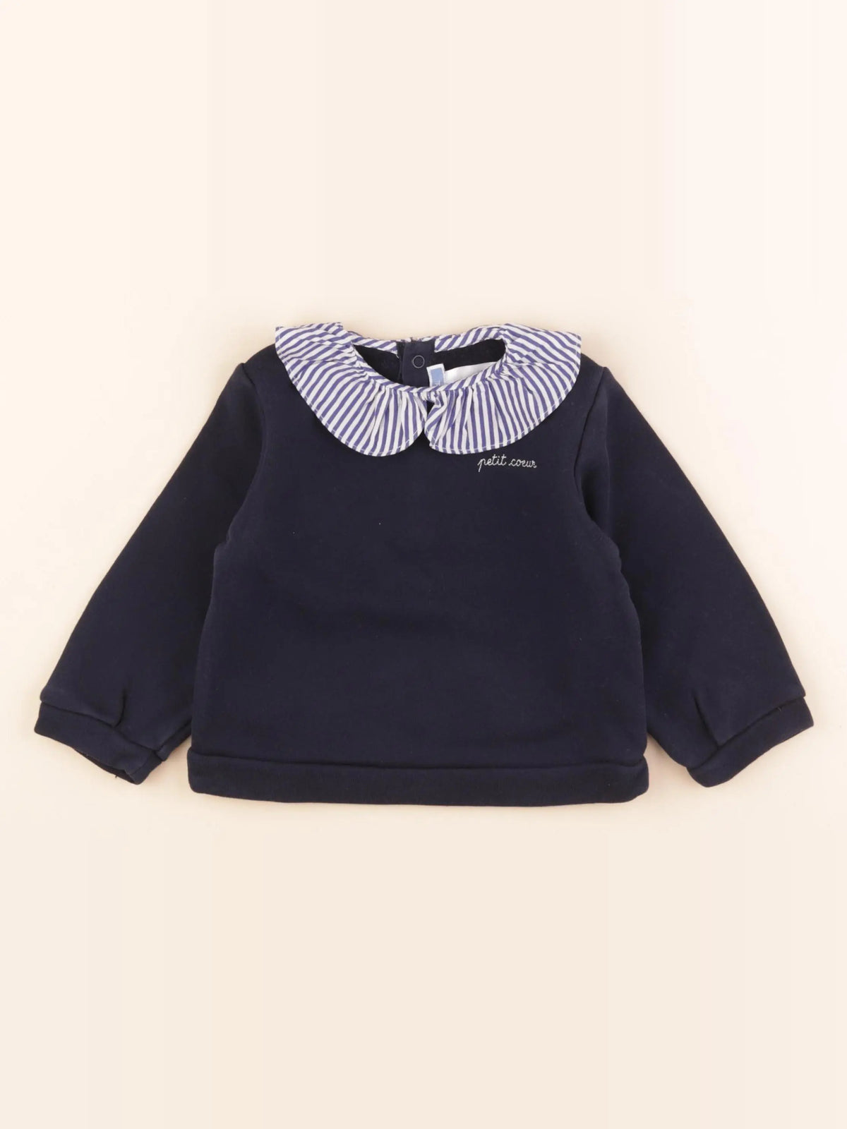 Jacadi - sweat bleu - 24 mois