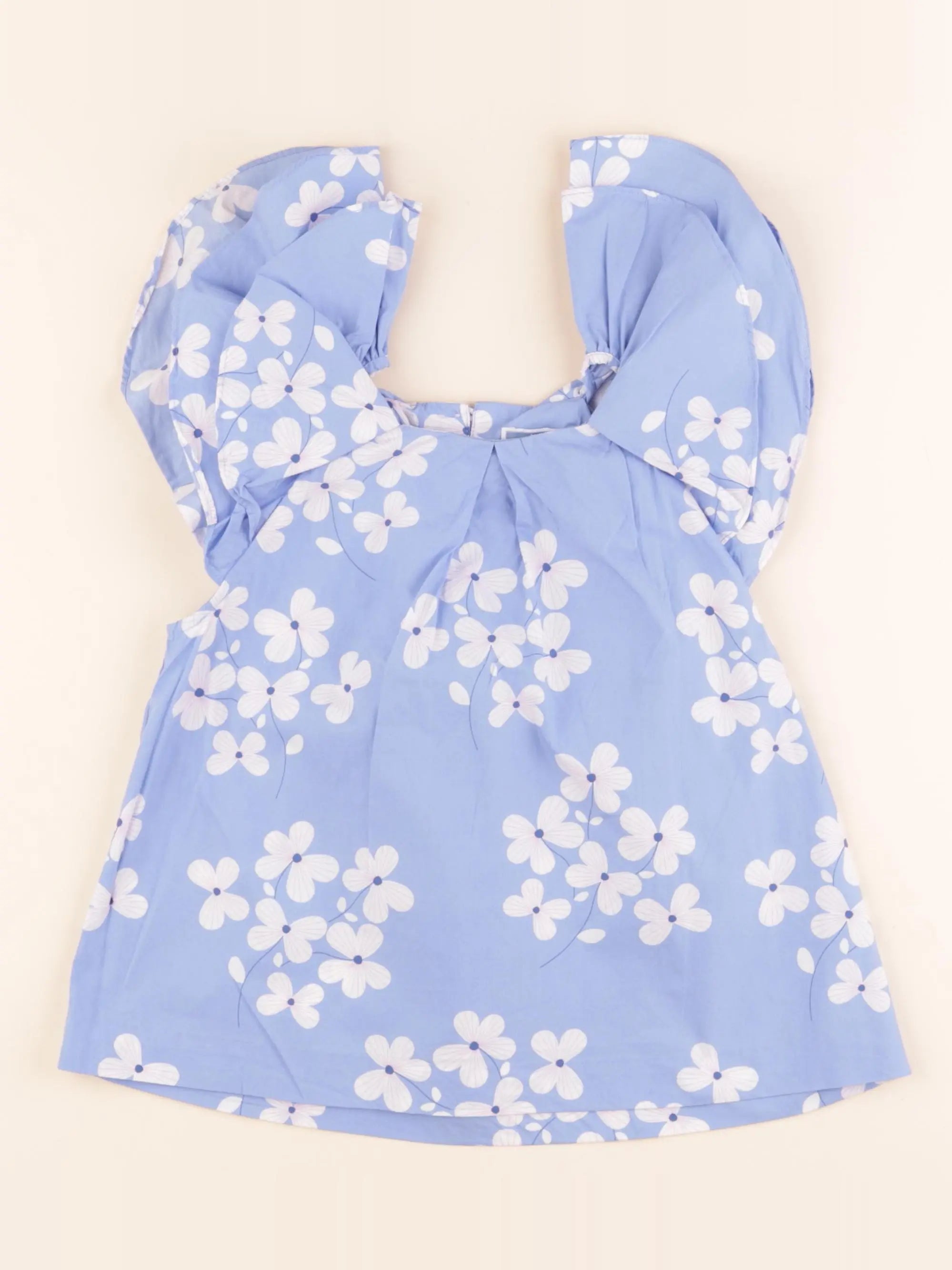 Jacadi - blouse bleu - 8 ans
