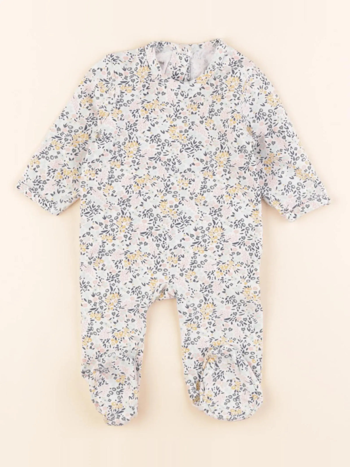Vertbaudet - pyjama coton multicolore - 3 mois