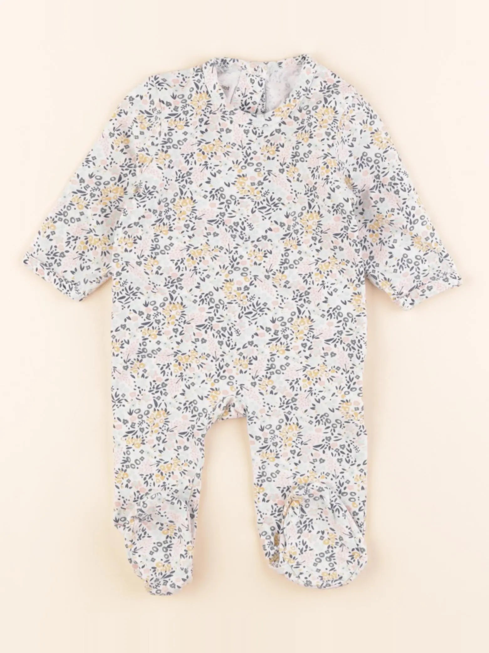 Vertbaudet - pyjama coton multicolore - 3 mois