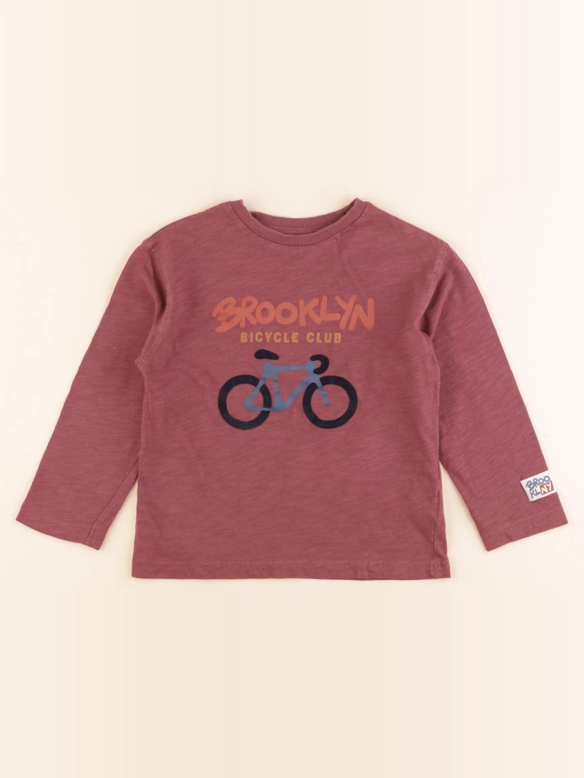Vertbaudet - tee-shirt rouge - 6 ans