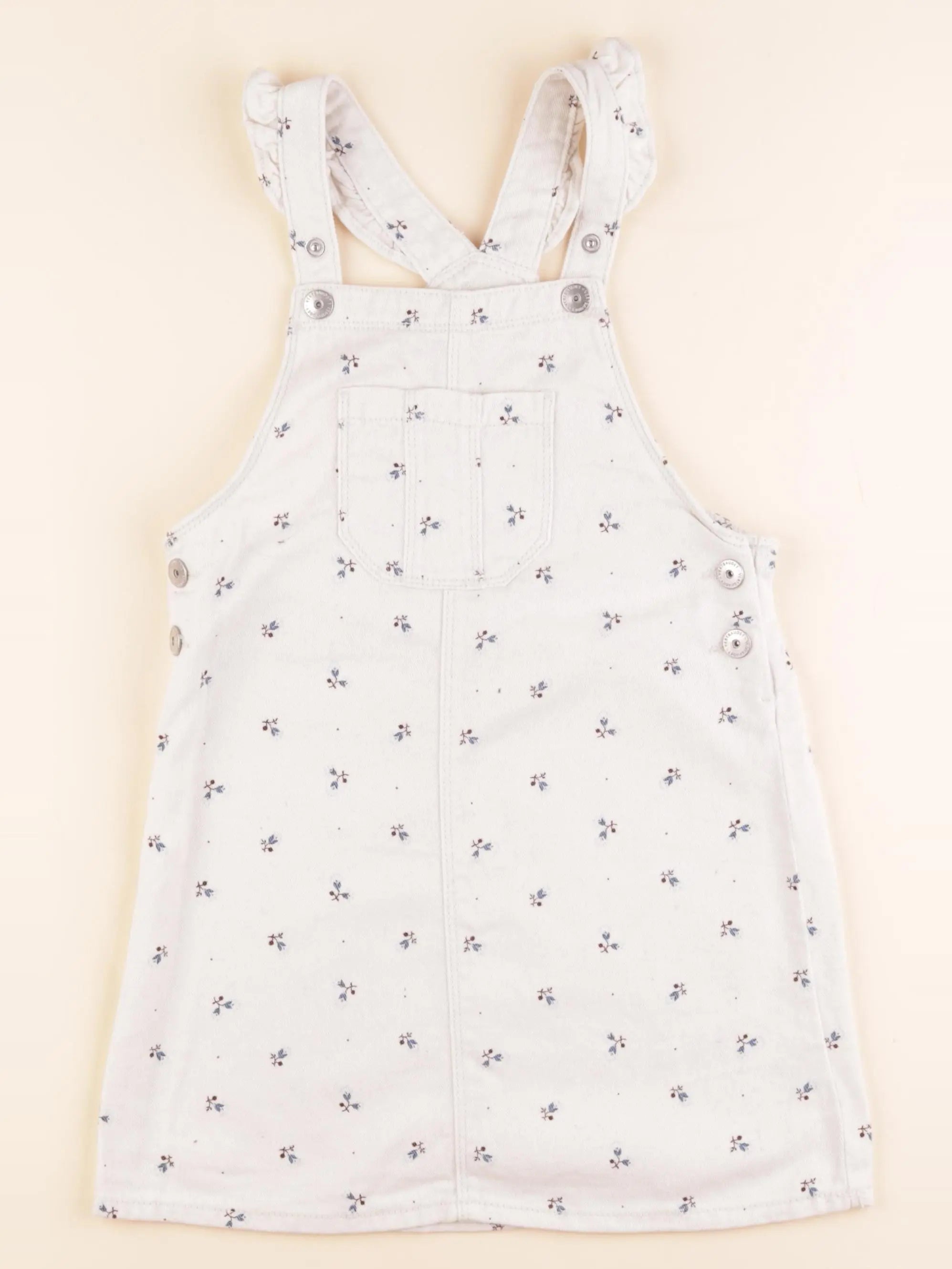 Vertbaudet - robe beige - 8 ans