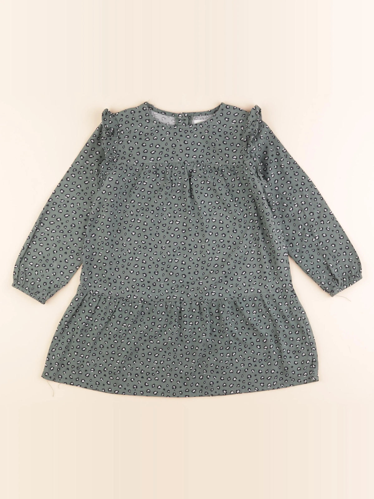 Vertbaudet - robe vert - 6 ans