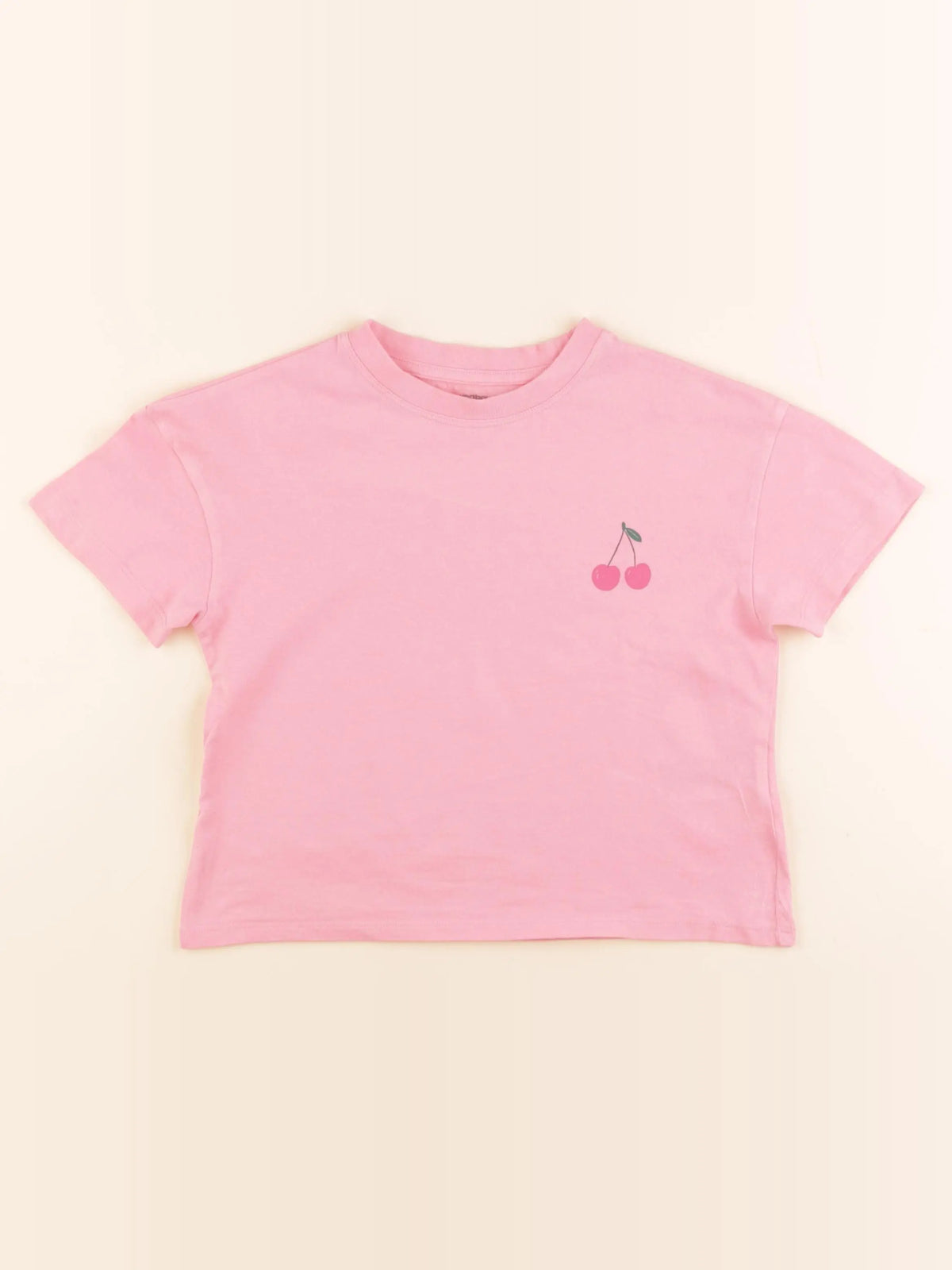 Vertbaudet - tee-shirt rose - 6 ans