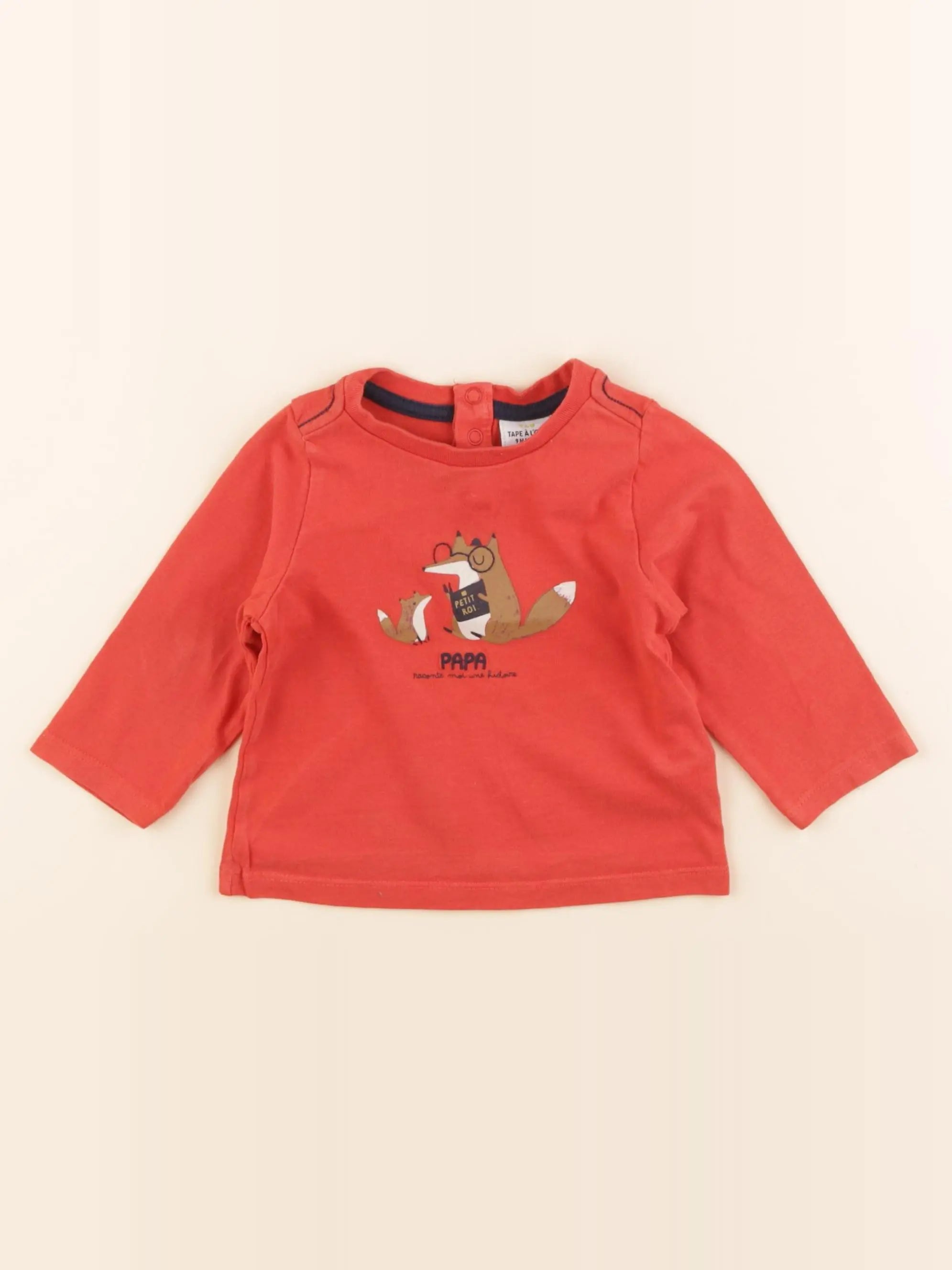 Tape à l'oeil - tee-shirt rouge - 9 mois
