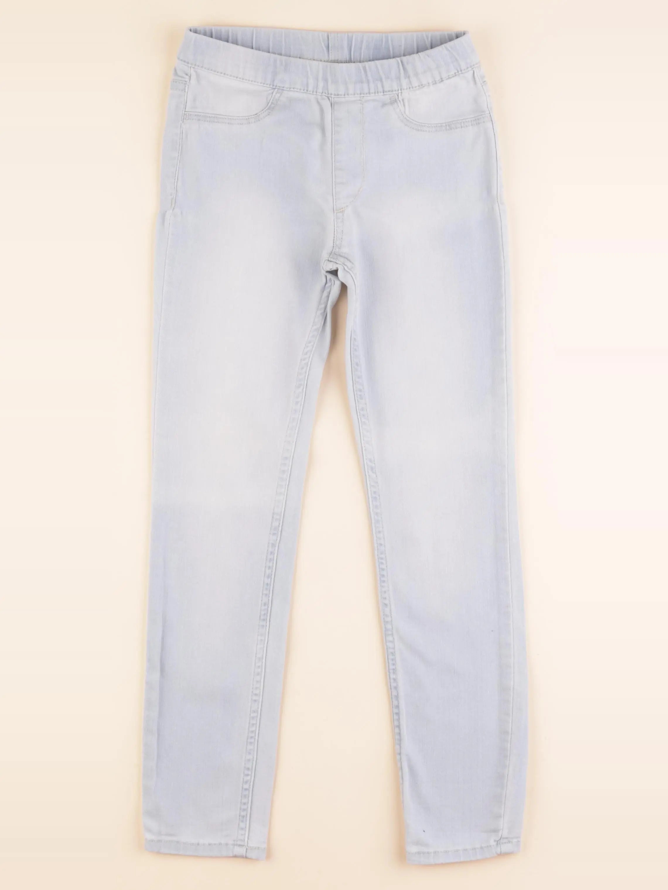 H&M - jegging bleu - 7/8 ans