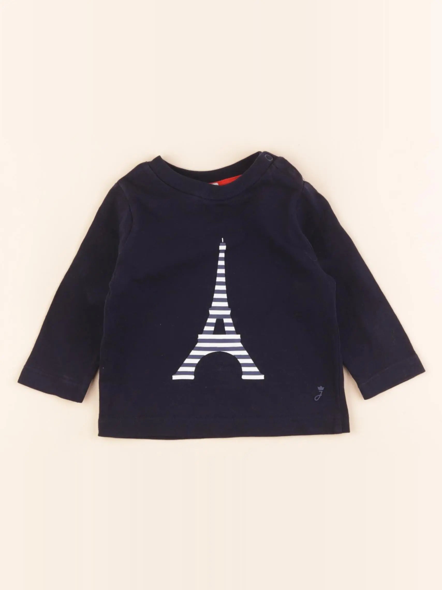 Jacadi - tee-shirt bleu - 6 mois