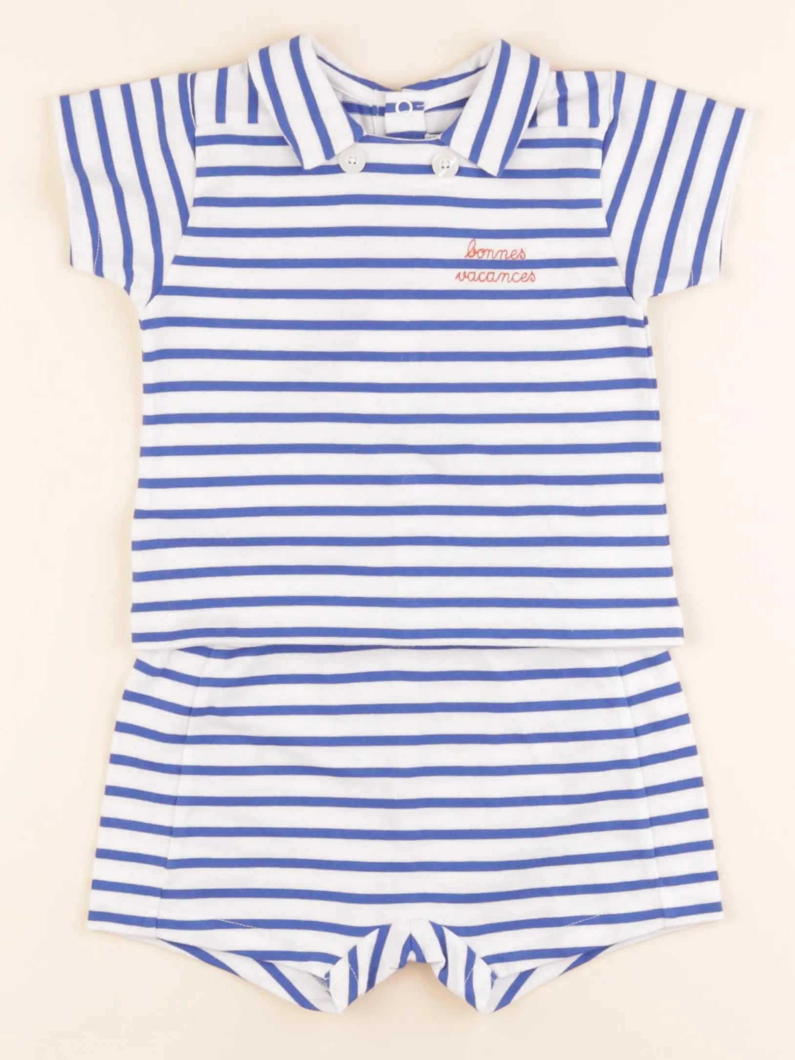 Jacadi - ensemble bleu - 18 mois