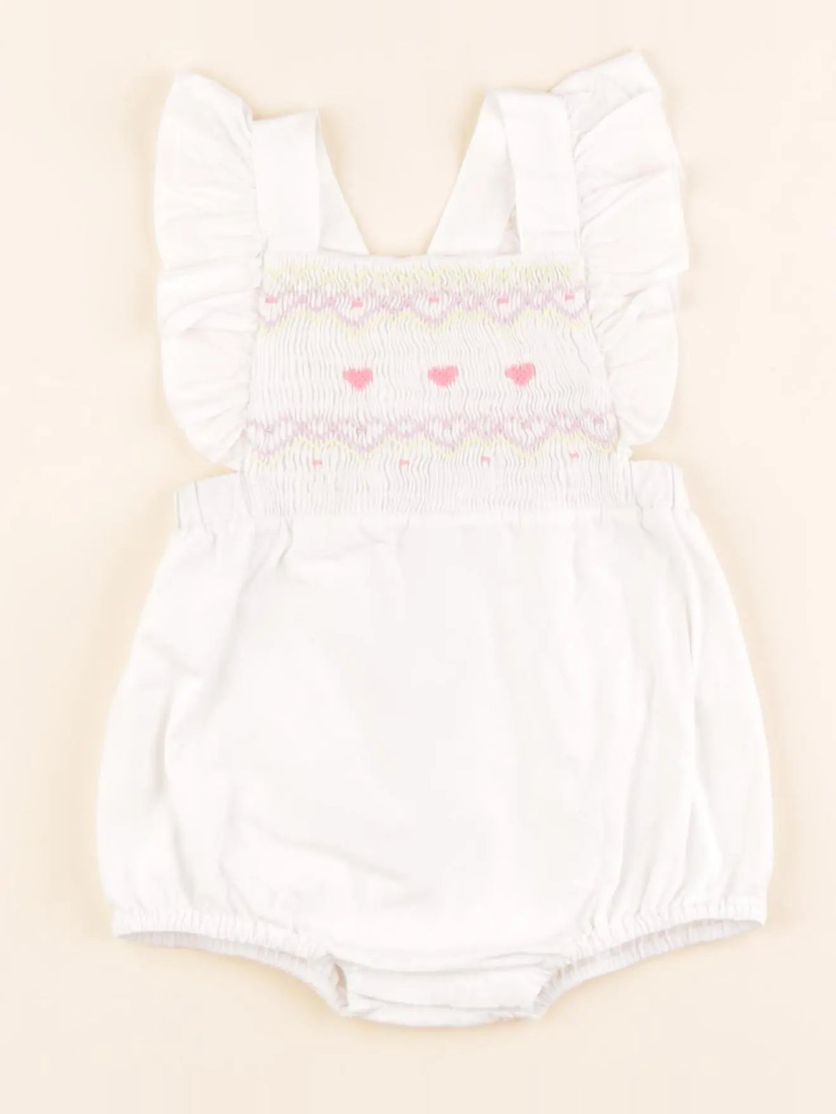 Jacadi - combinaison blanc - 6 mois