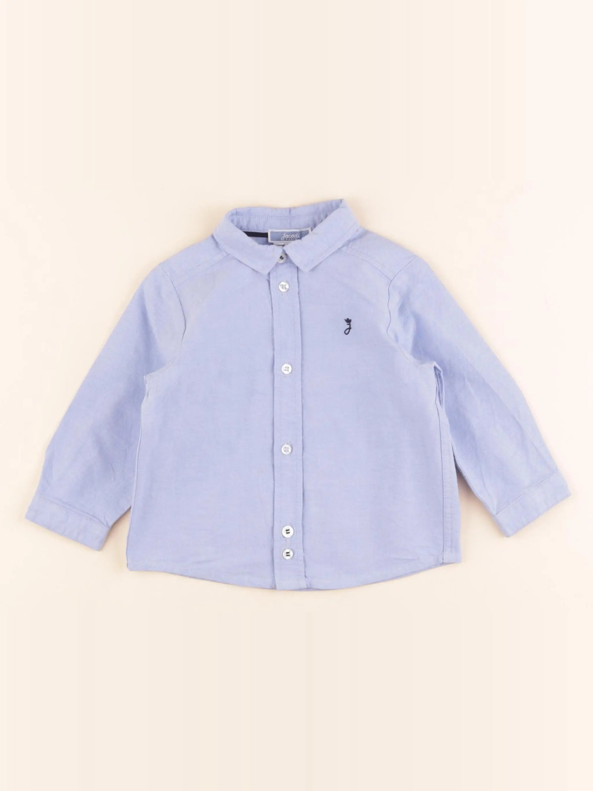 Jacadi - chemise bleu - 12 mois
