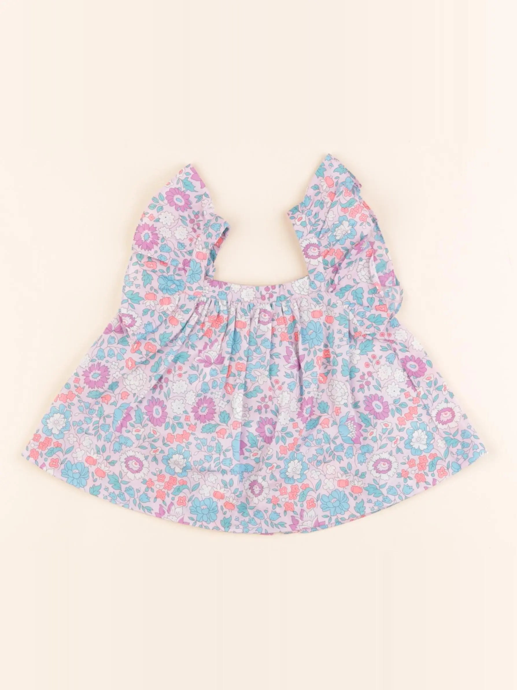 Jacadi - blouse liberty multicolore - 6 mois