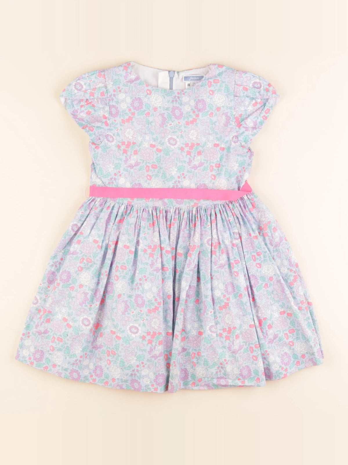 Jacadi - robe liberty multicolore - 5 ans