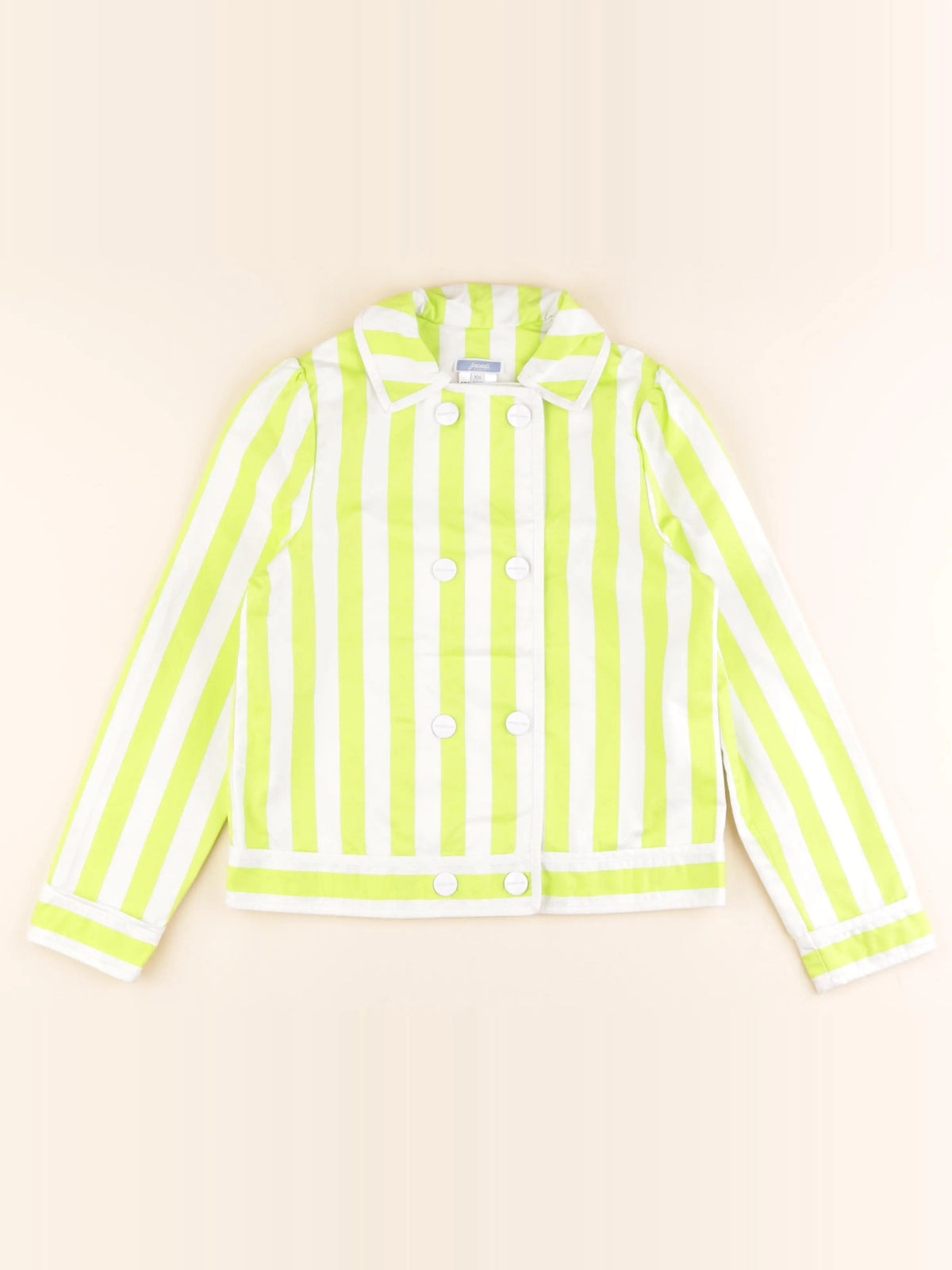 Jacadi - veste jaune, blanc - 10 ans