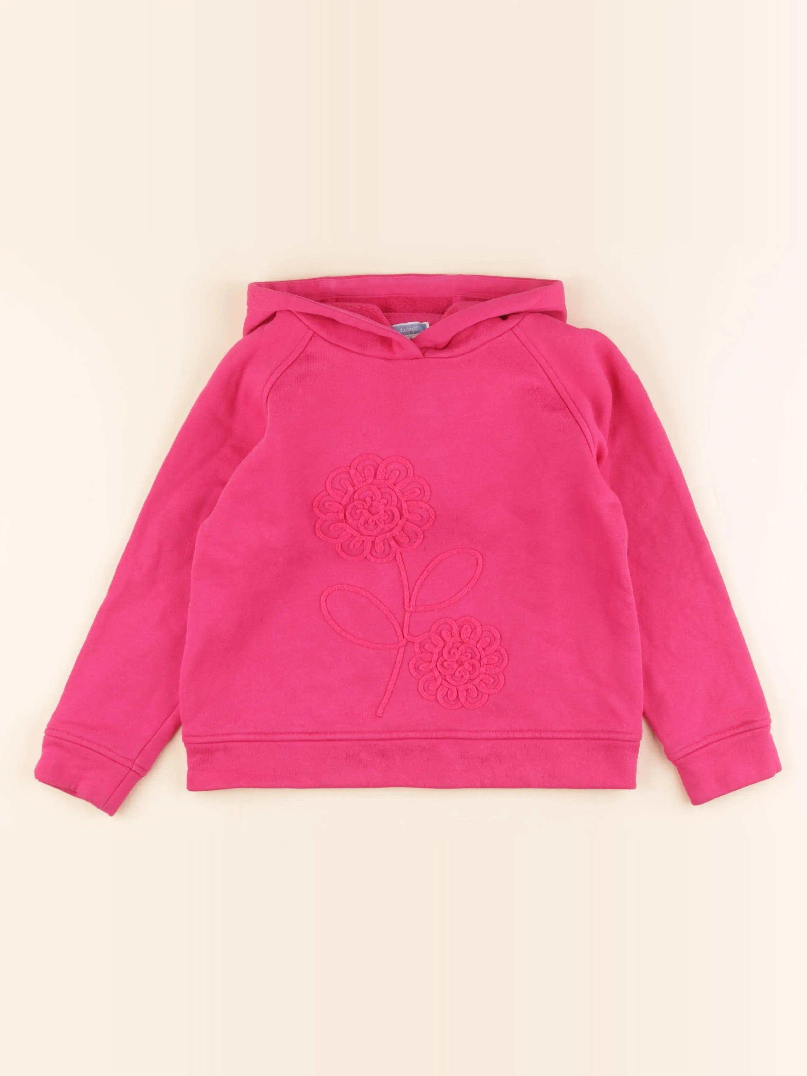 Jacadi - sweat rose - 8 ans