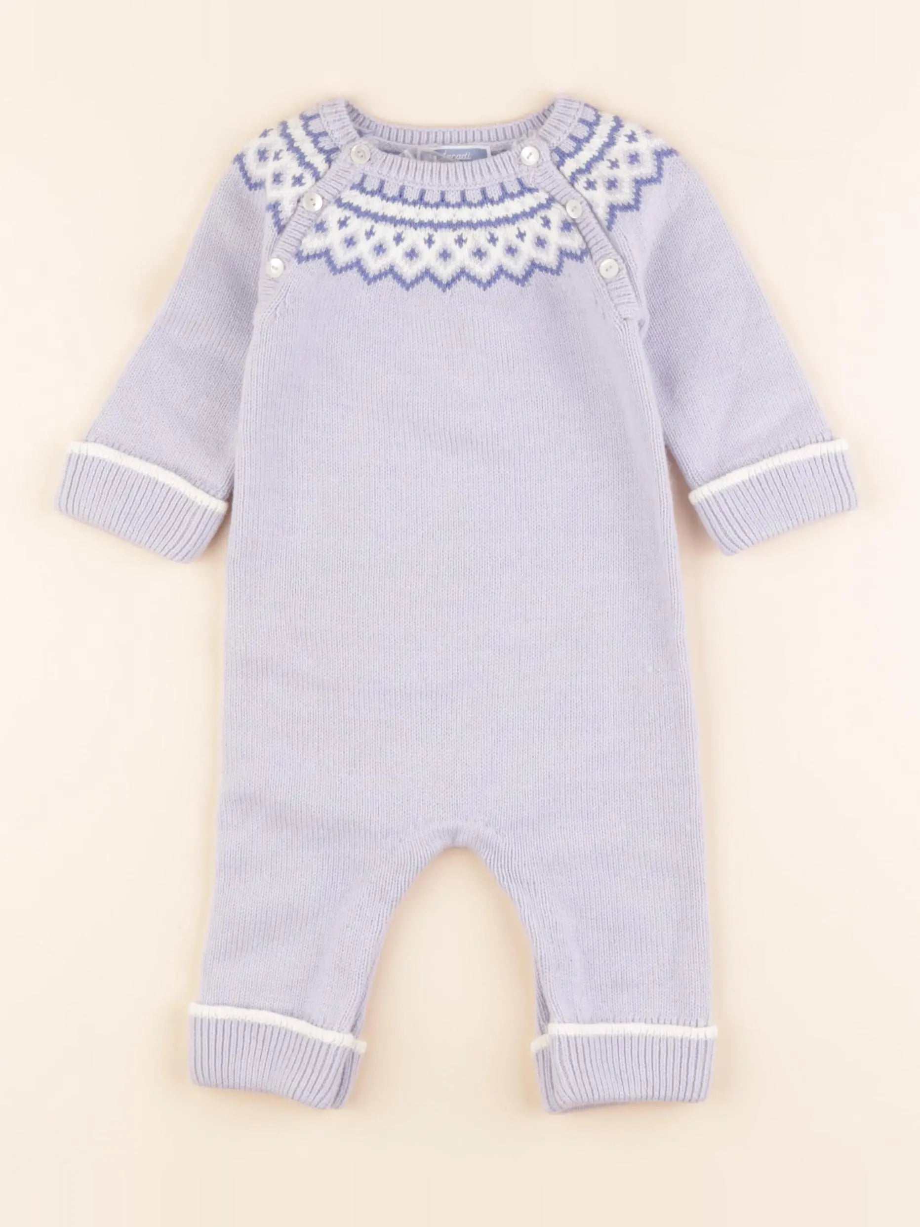 Jacadi - combinaison bleu - 6 mois