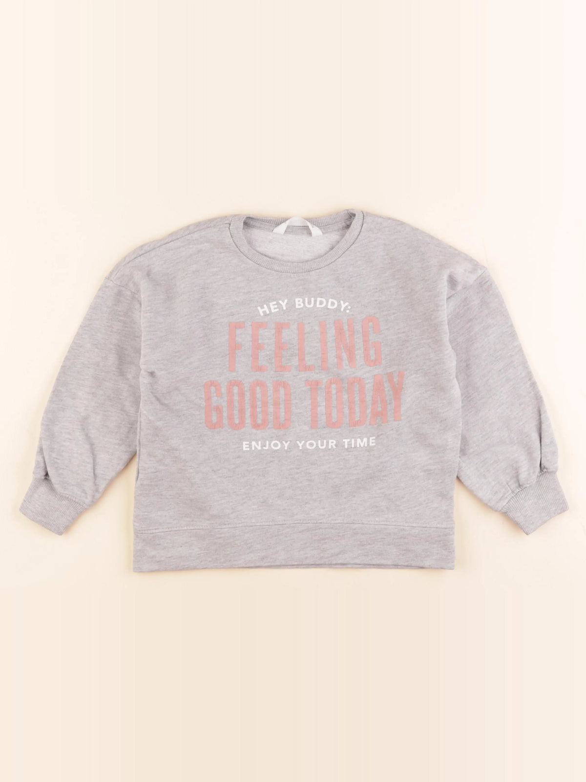Mango - sweat gris - 5/6 ans