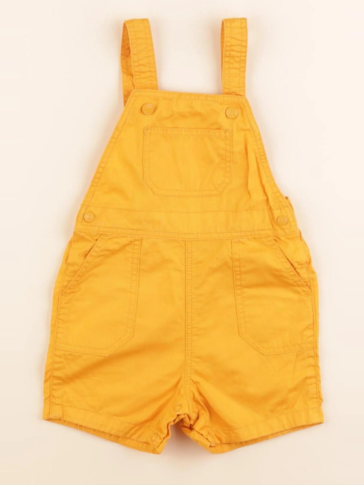 Petit Bateau - salopette orange - 6 mois
