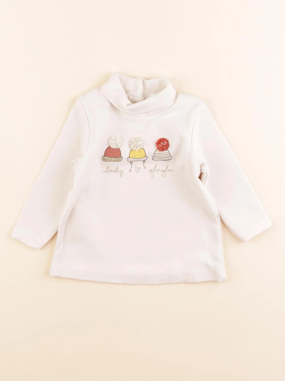 Tape à l'oeil - sous-pull beige - 6 mois