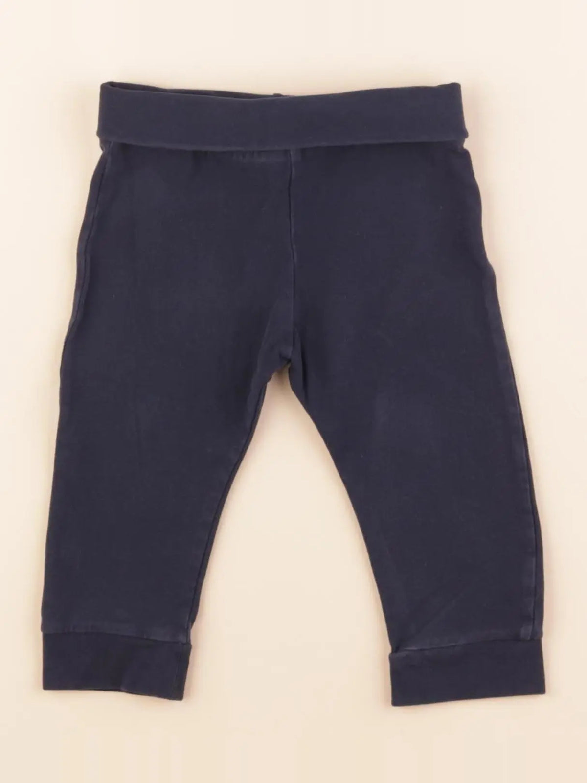 Vertbaudet - legging bleu - 9 mois