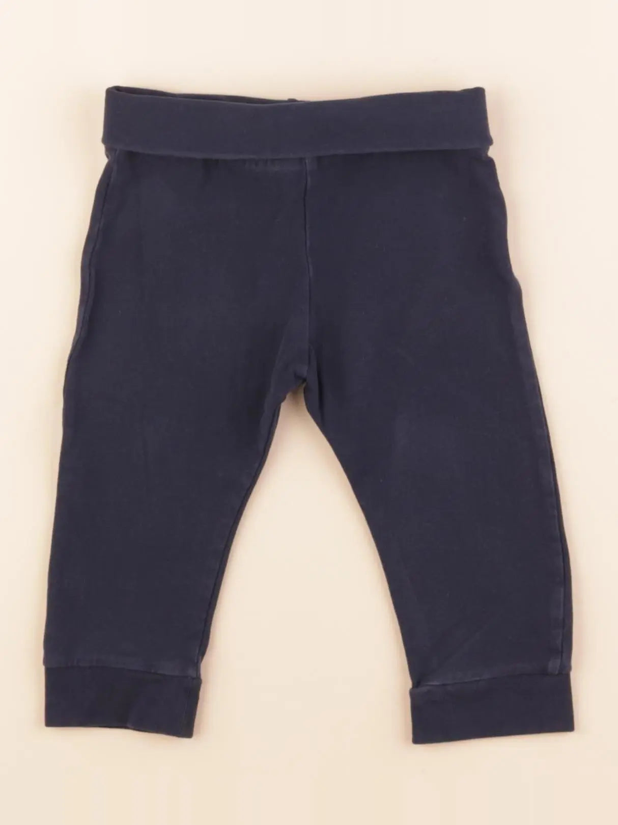 Vertbaudet - legging bleu - 9 mois