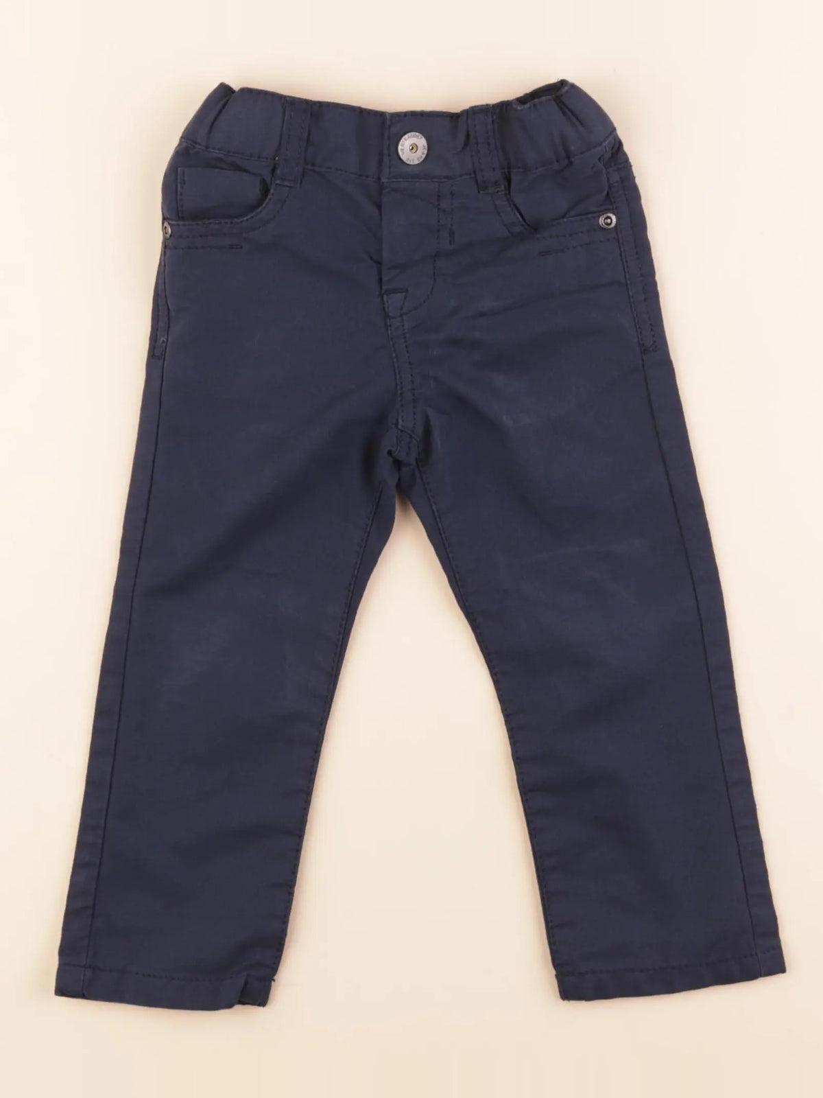 Vertbaudet - pantalon bleu - 2 ans