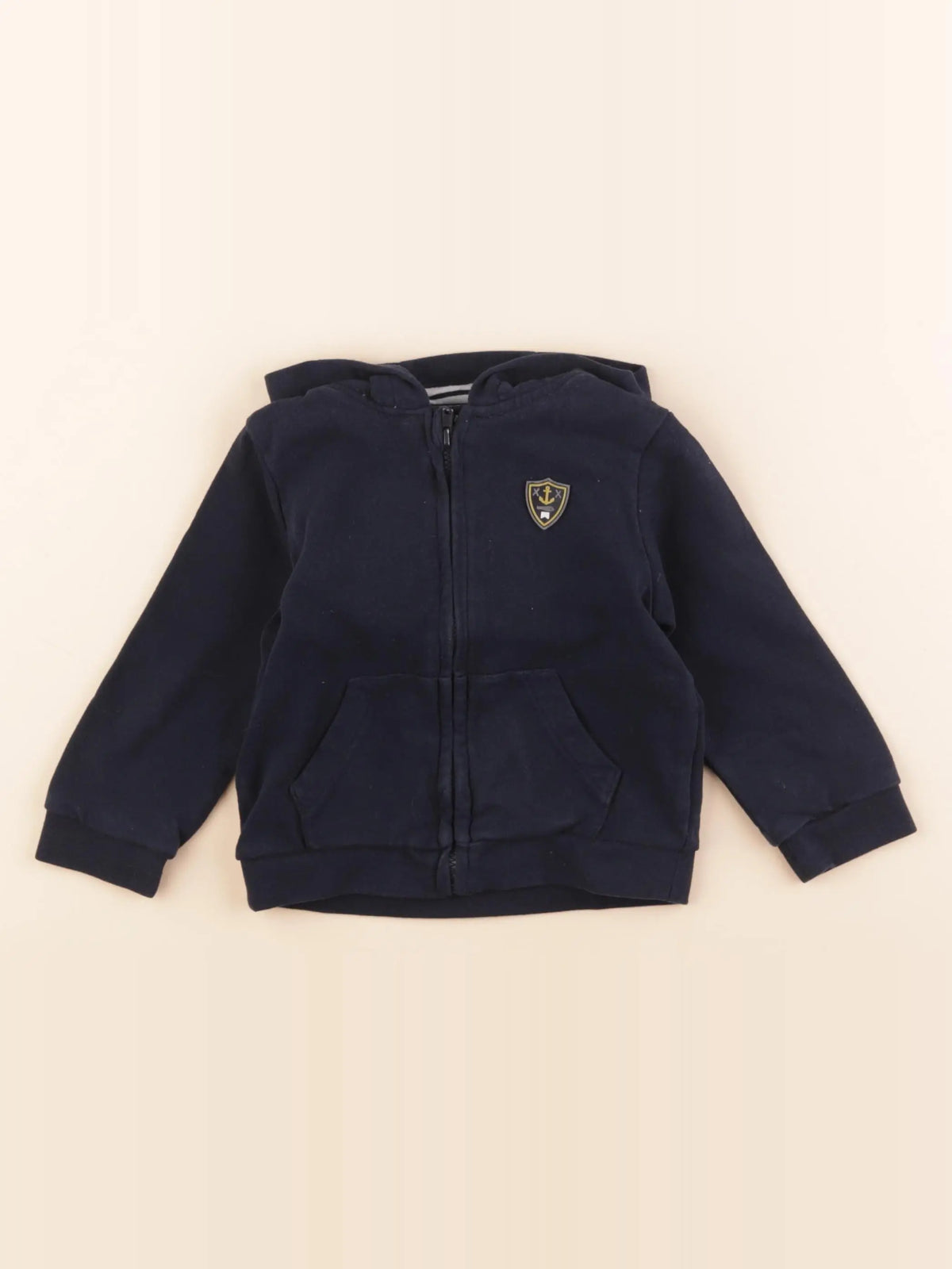 Vertbaudet - sweat bleu - 18 mois