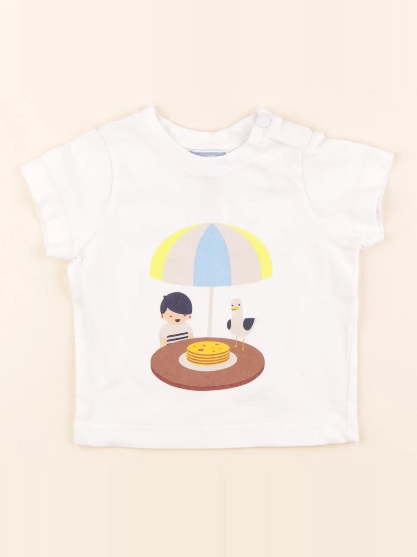 Jacadi - tee-shirt blanc - 6 mois