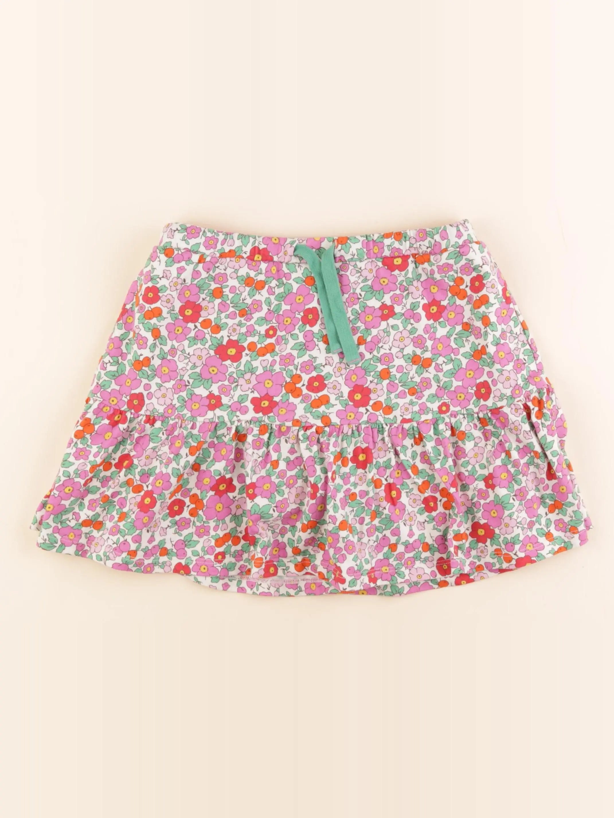 Mini Boden - jupe short multicolore - 7/8 ans