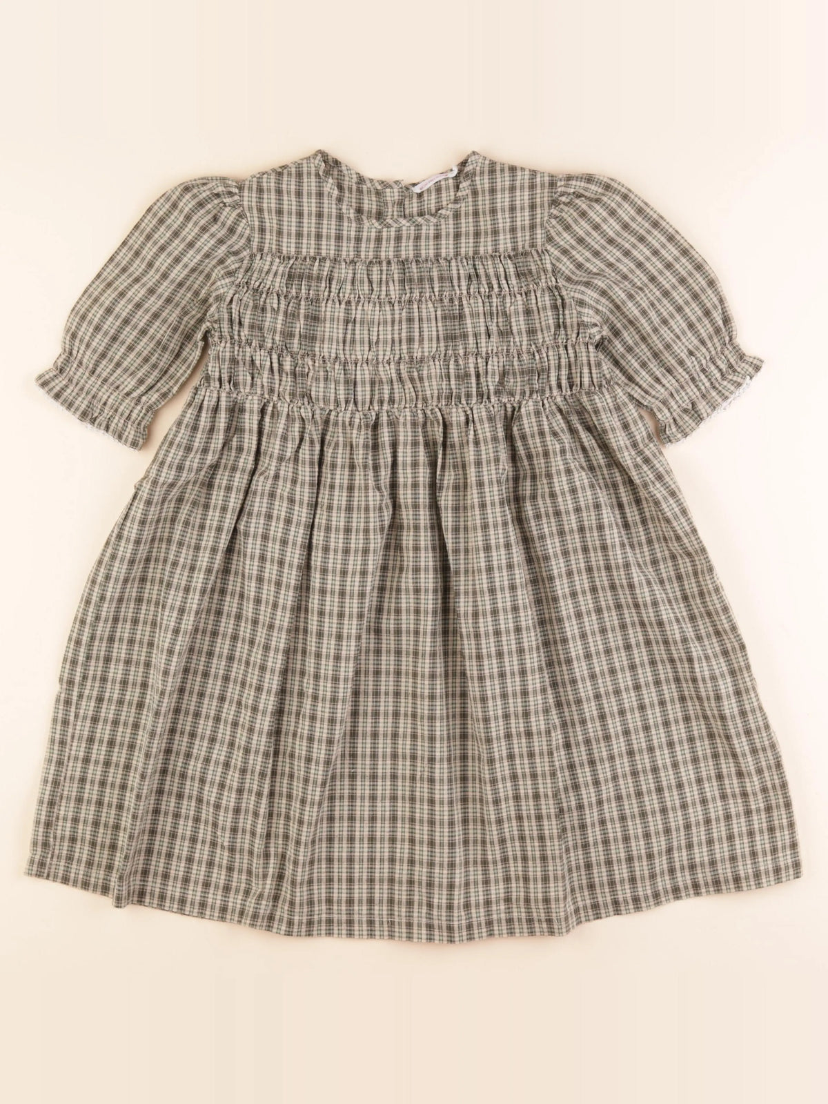 Monoprix - robe vert - 8 ans