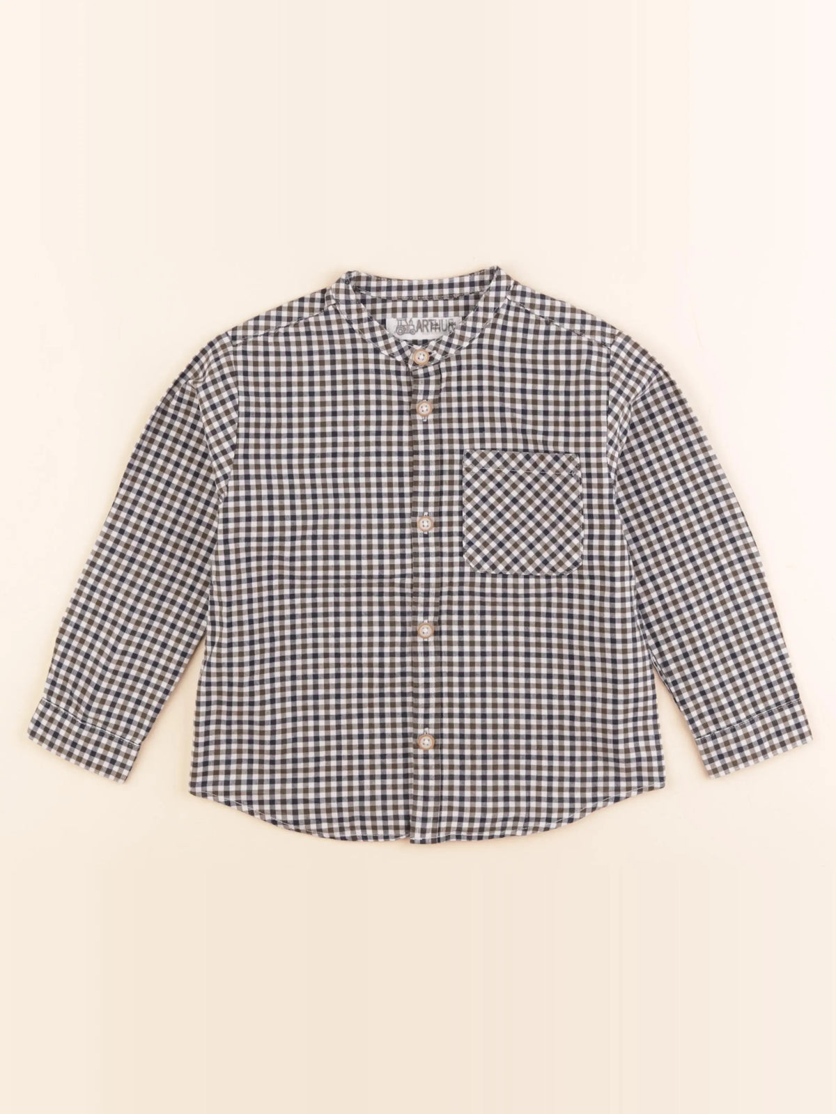 Zara - chemise bleu, vert - 3/4 ans