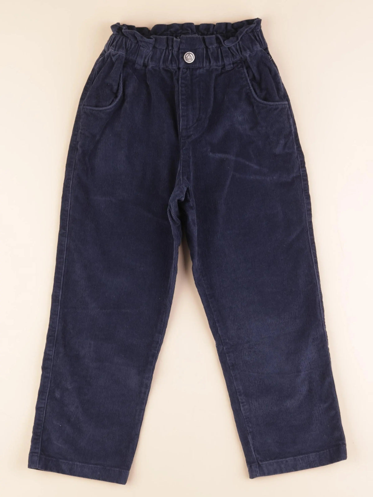 Petit Bateau - pantalon bleu - 8 ans