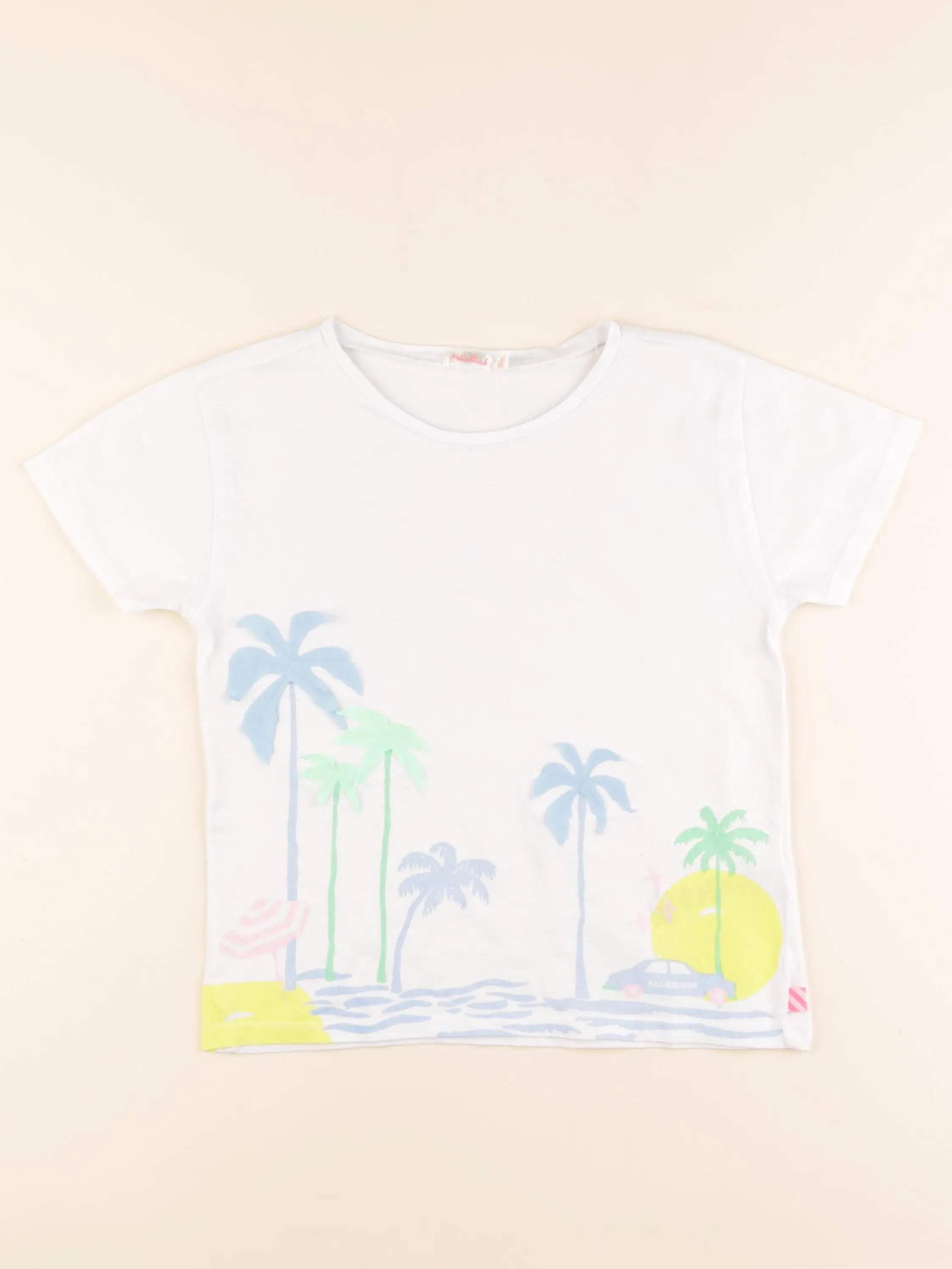 Billie Blush - tee-shirt bleu - 8 ans