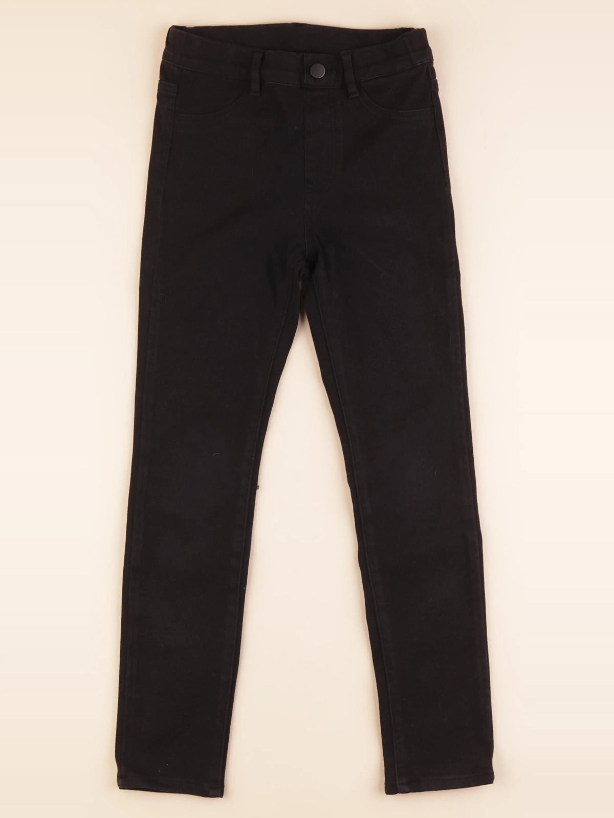 Uniqlo - jegging noir - 7/8 ans