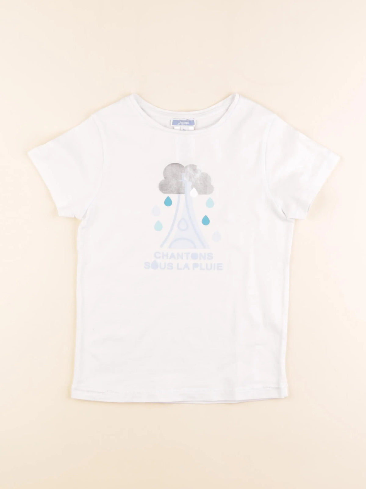 Jacadi - tee-shirt blanc - 8 ans