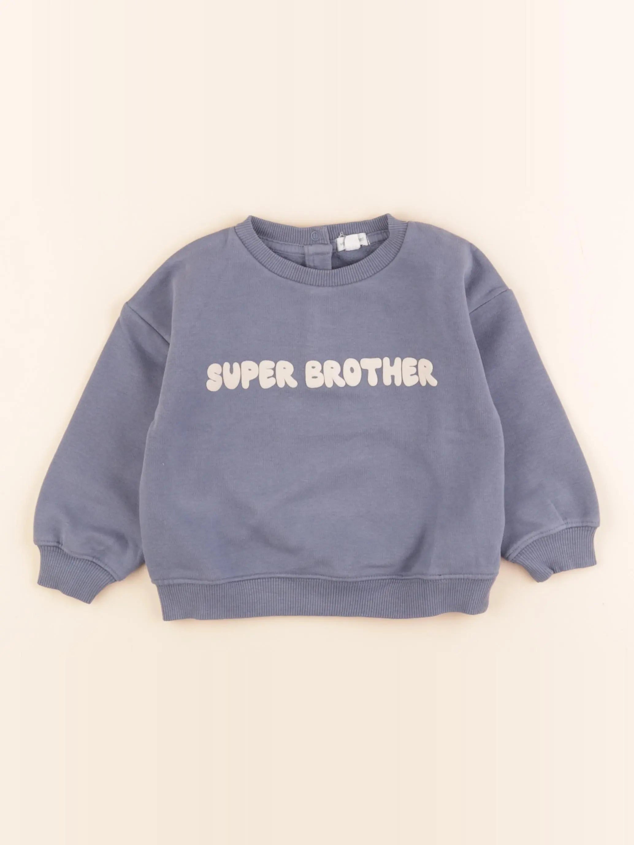 Vertbaudet - sweat bleu - 2 ans