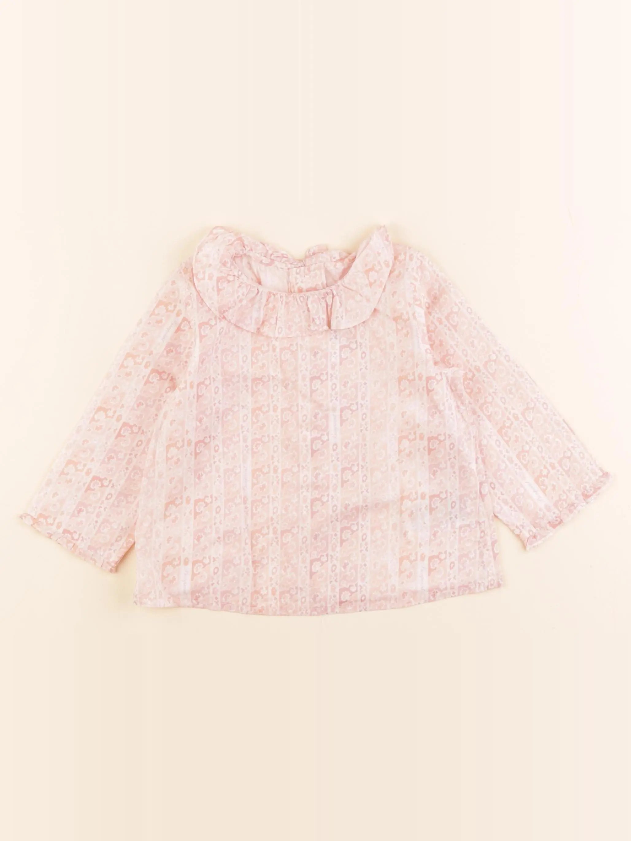 Bonpoint - blouse rose - 18 mois