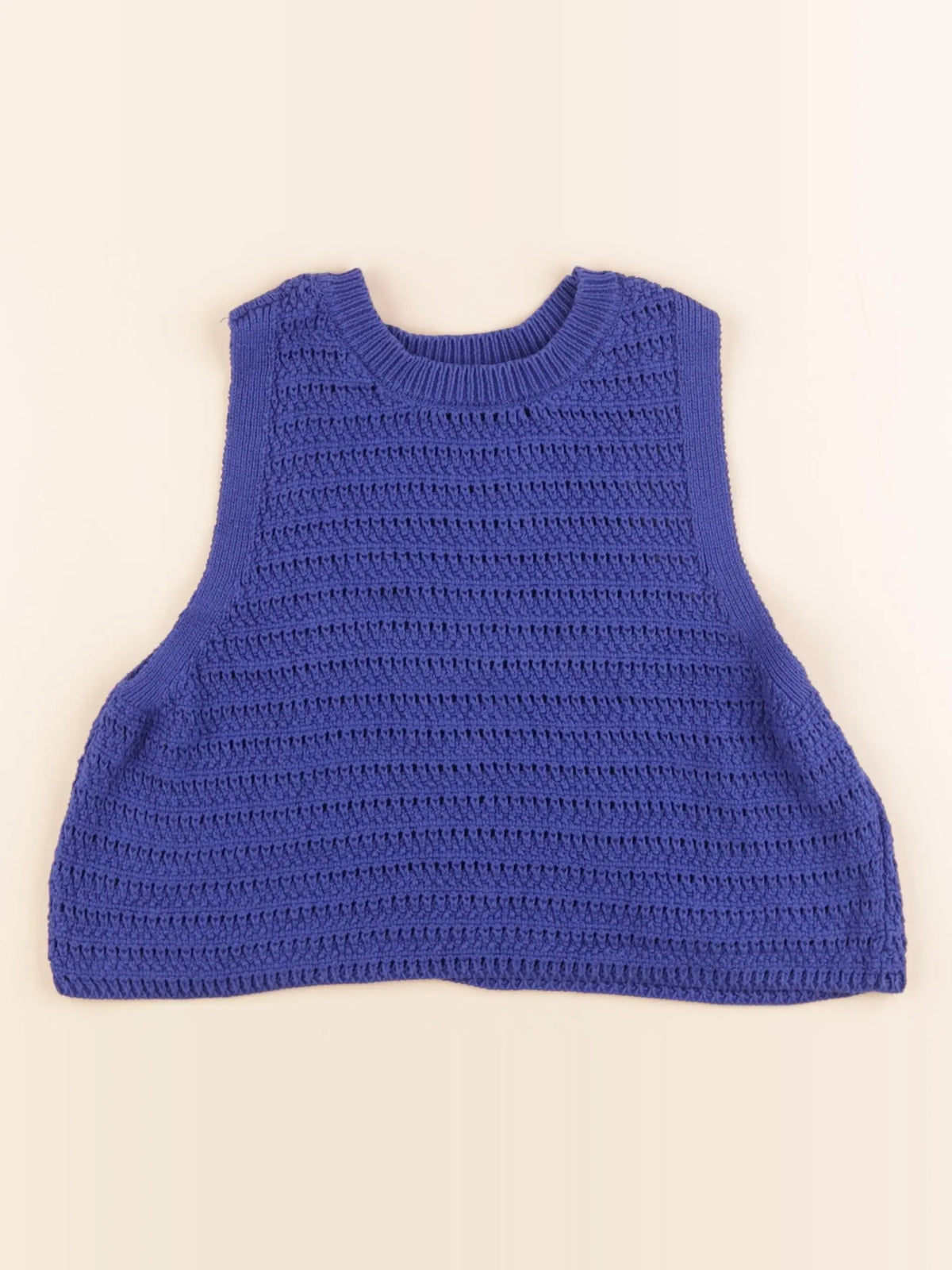 Monoprix - pull bleu - 8/10 ans