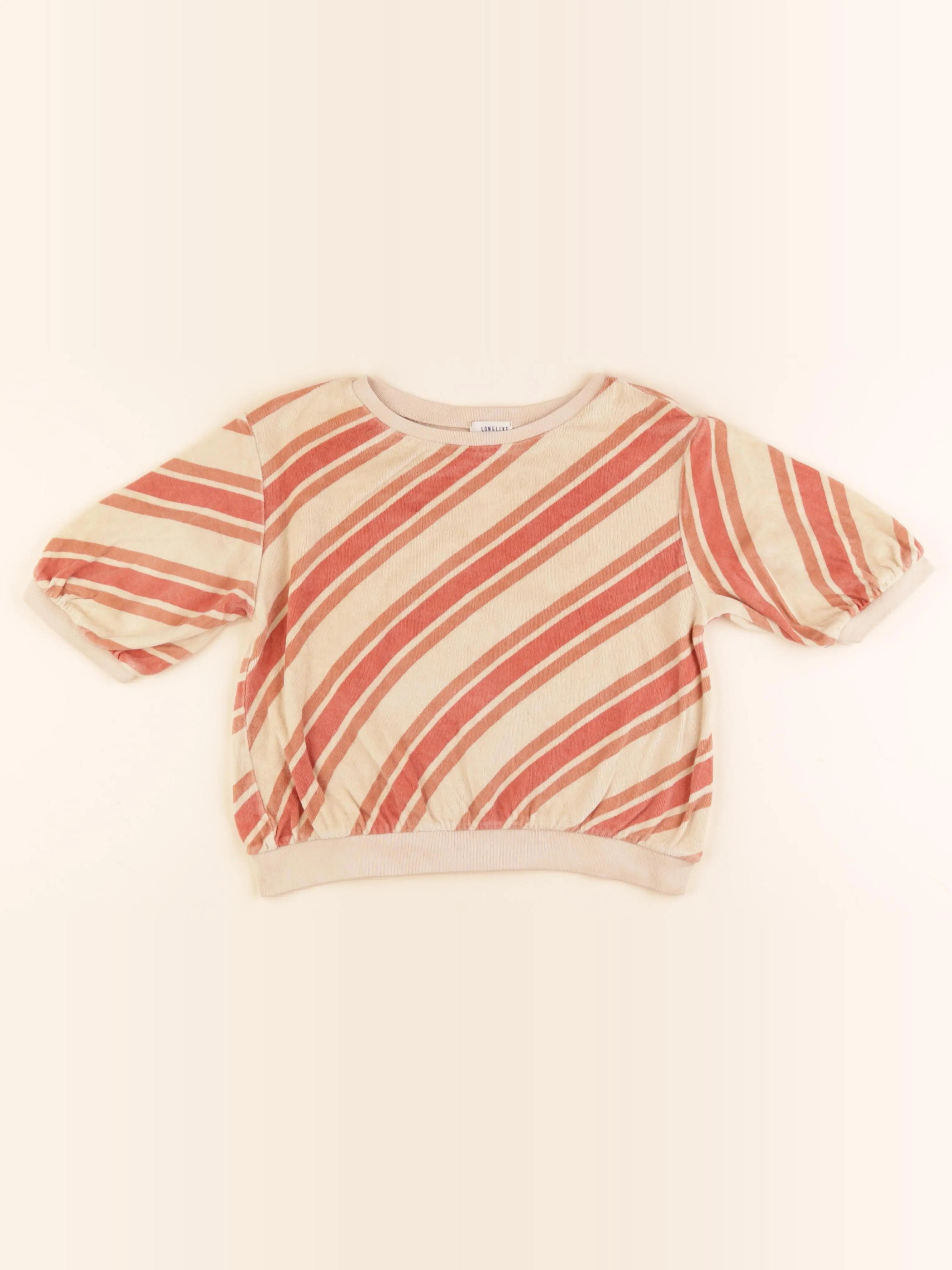 Longlivethequeen - sweat beige, marron - 8 ans