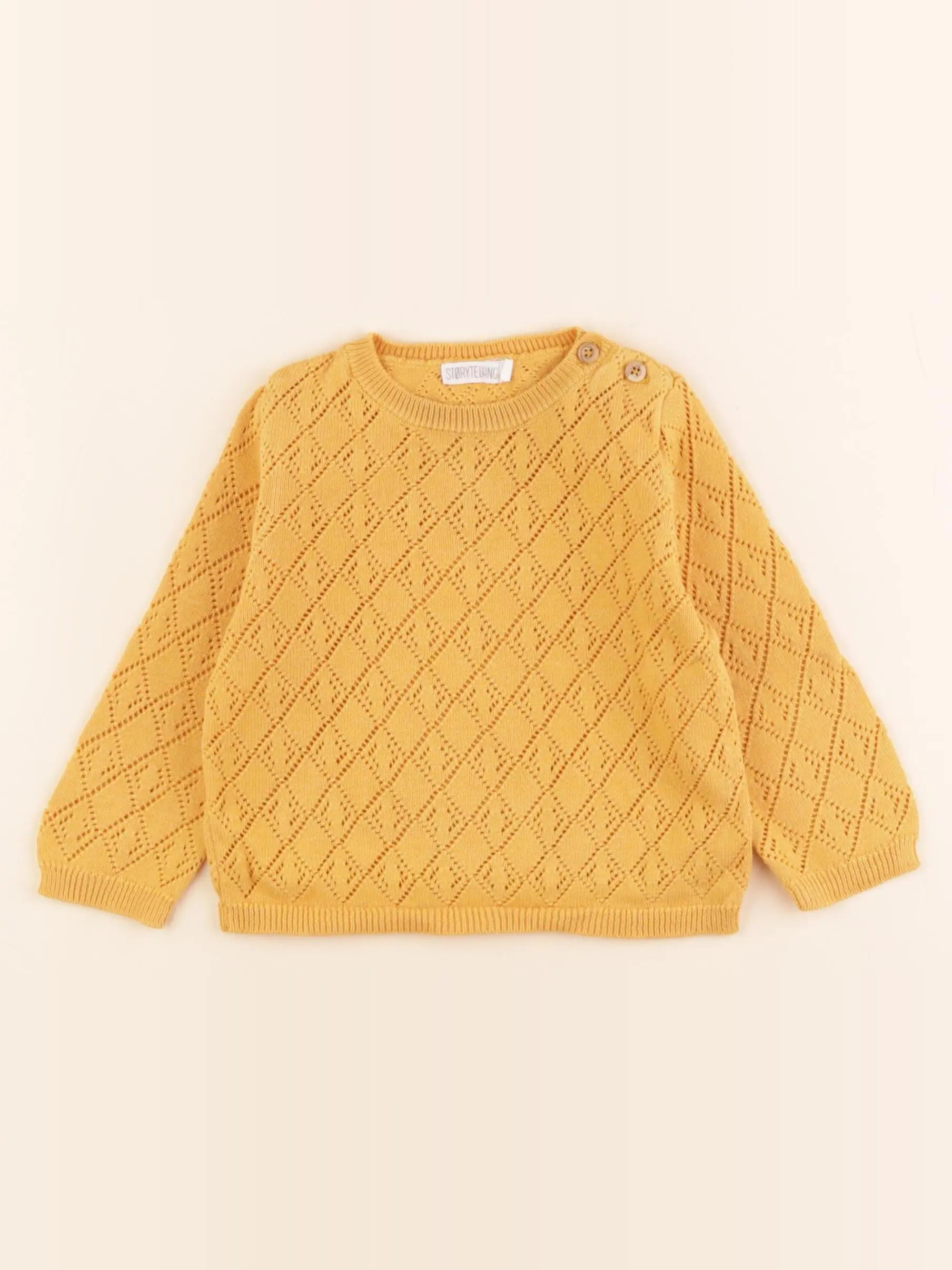 Storytelling - pull jaune - 12 mois