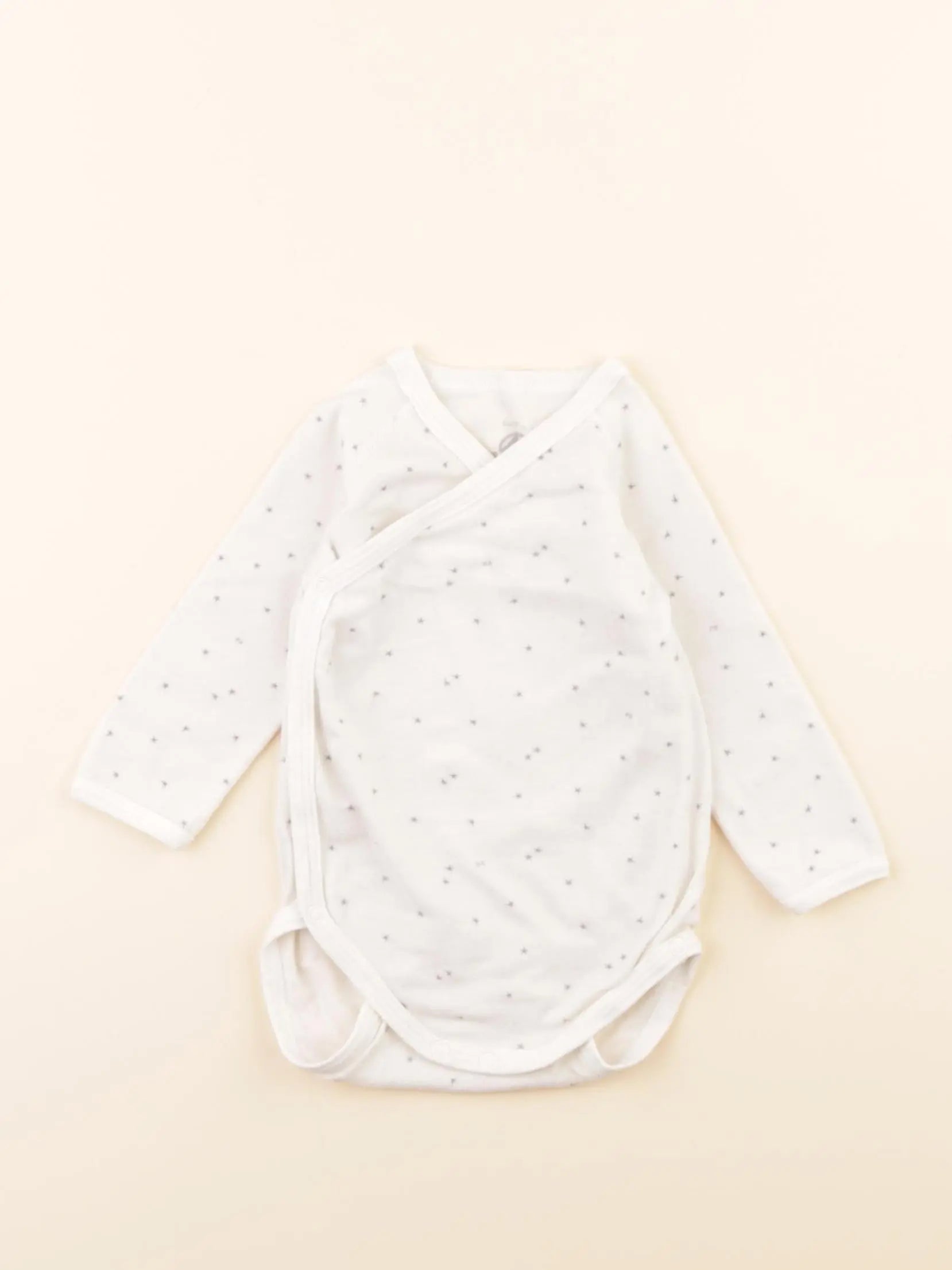 Petit Bateau - body blanc - 6 mois