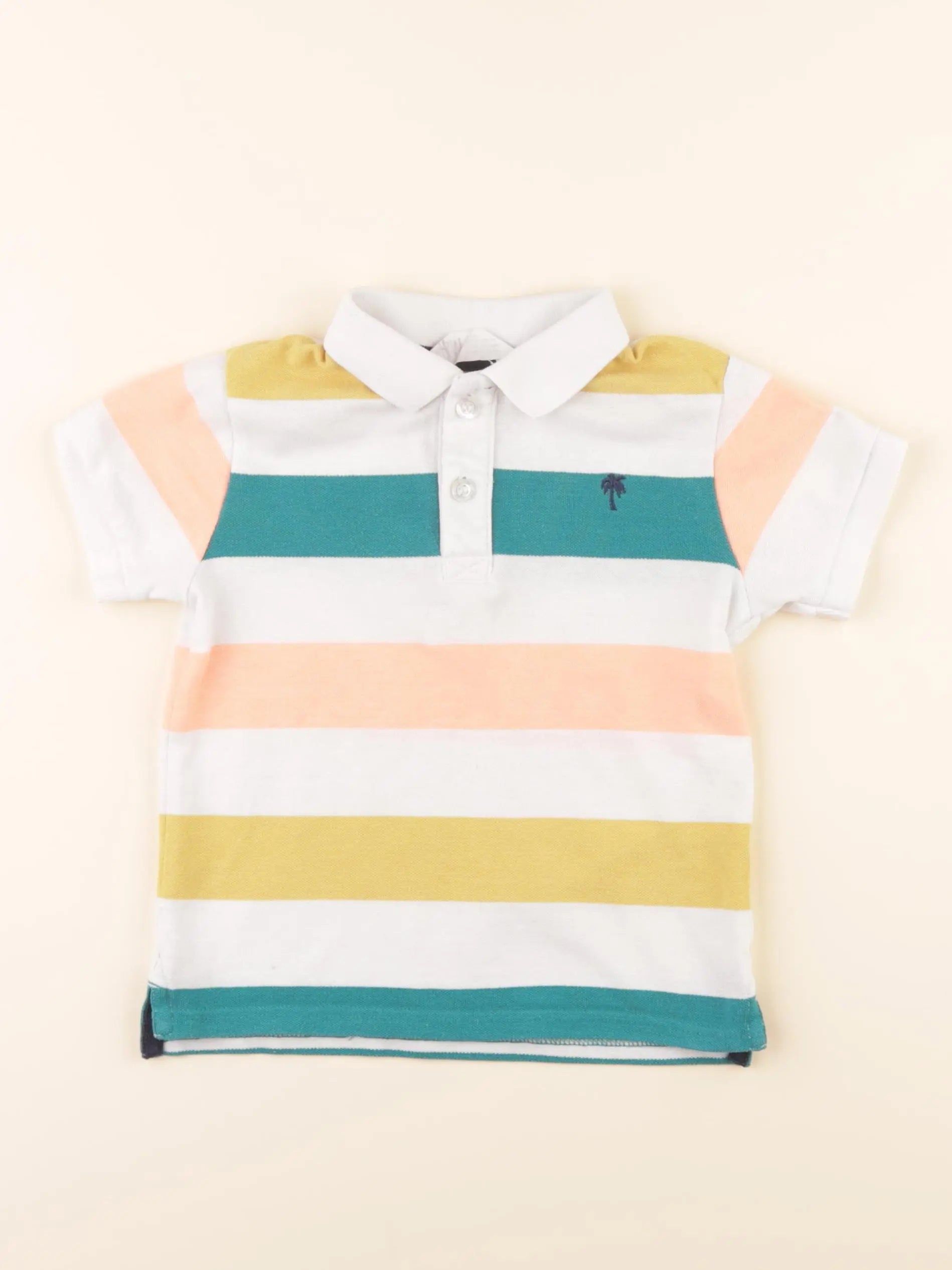 H&M - polo multicolore - 2/4 ans