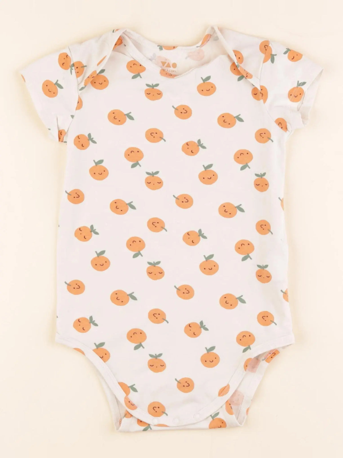 Tape à l'oeil - body blanc, orange - 36 mois