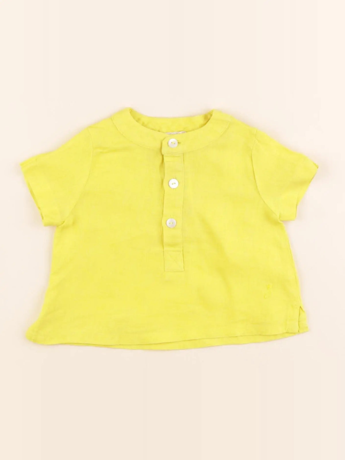 Jacadi - chemise jaune - 3 mois
