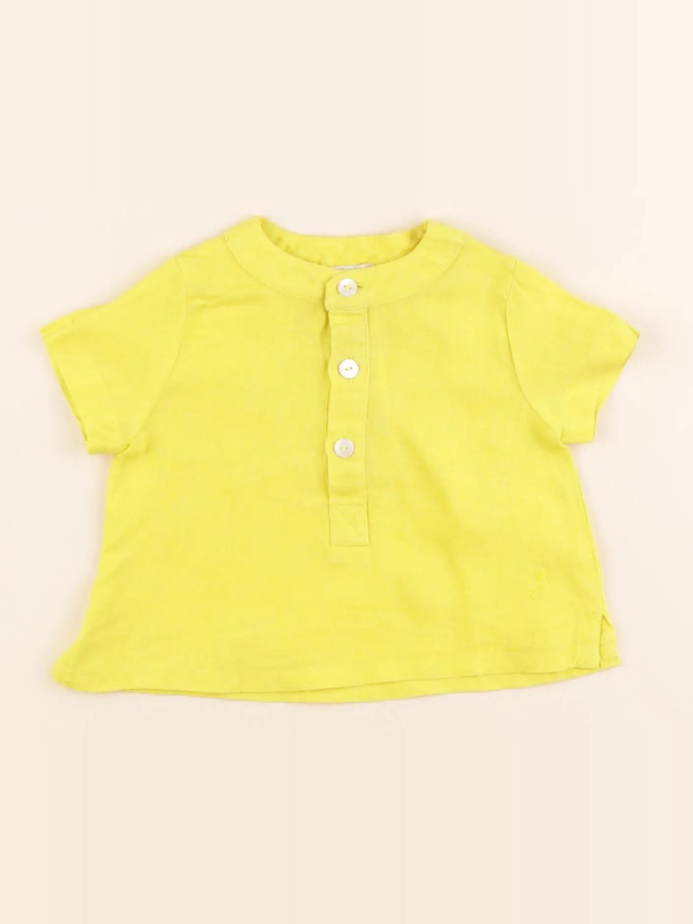 Jacadi - chemise jaune - 3 mois