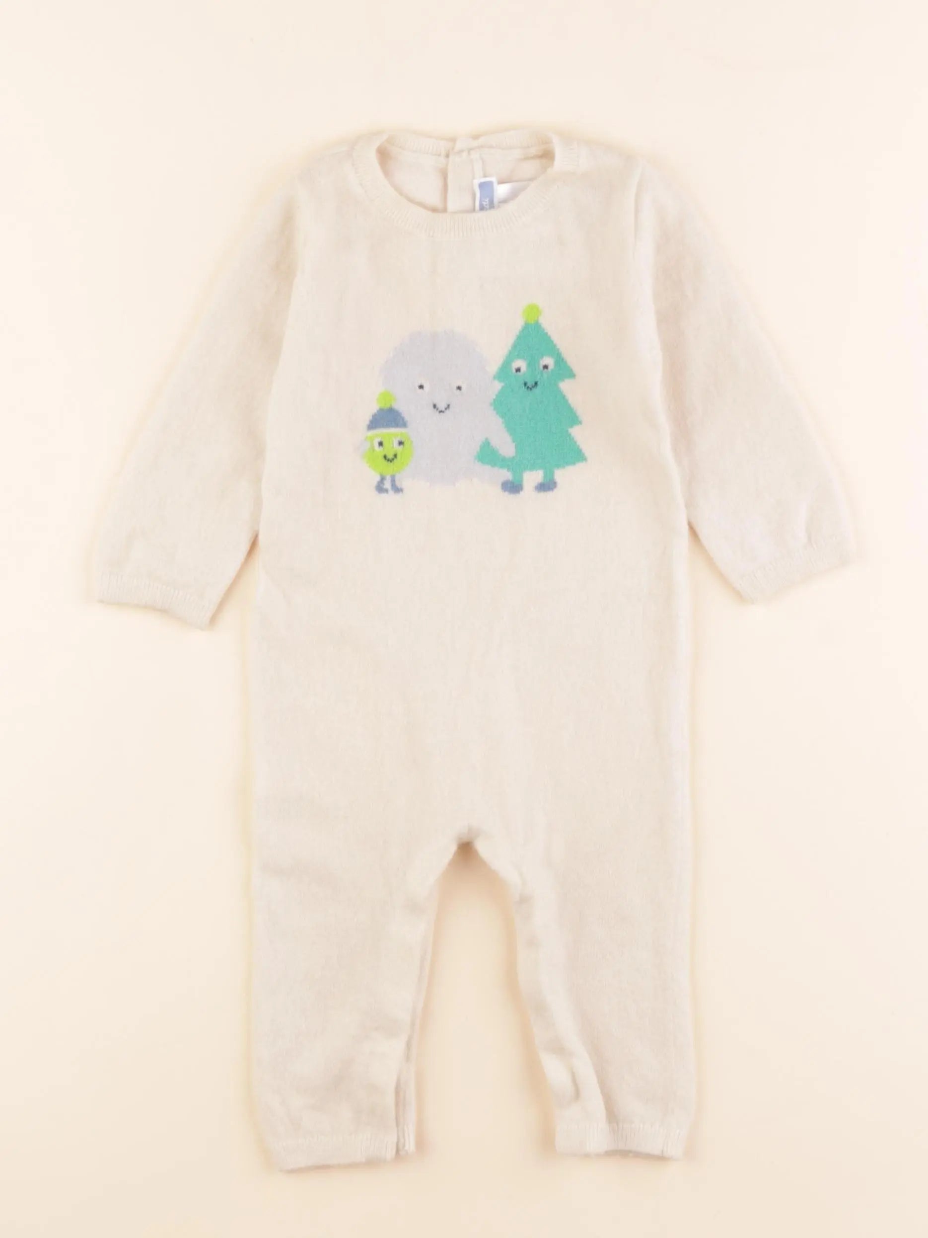 Jacadi - combinaison beige - 6 mois