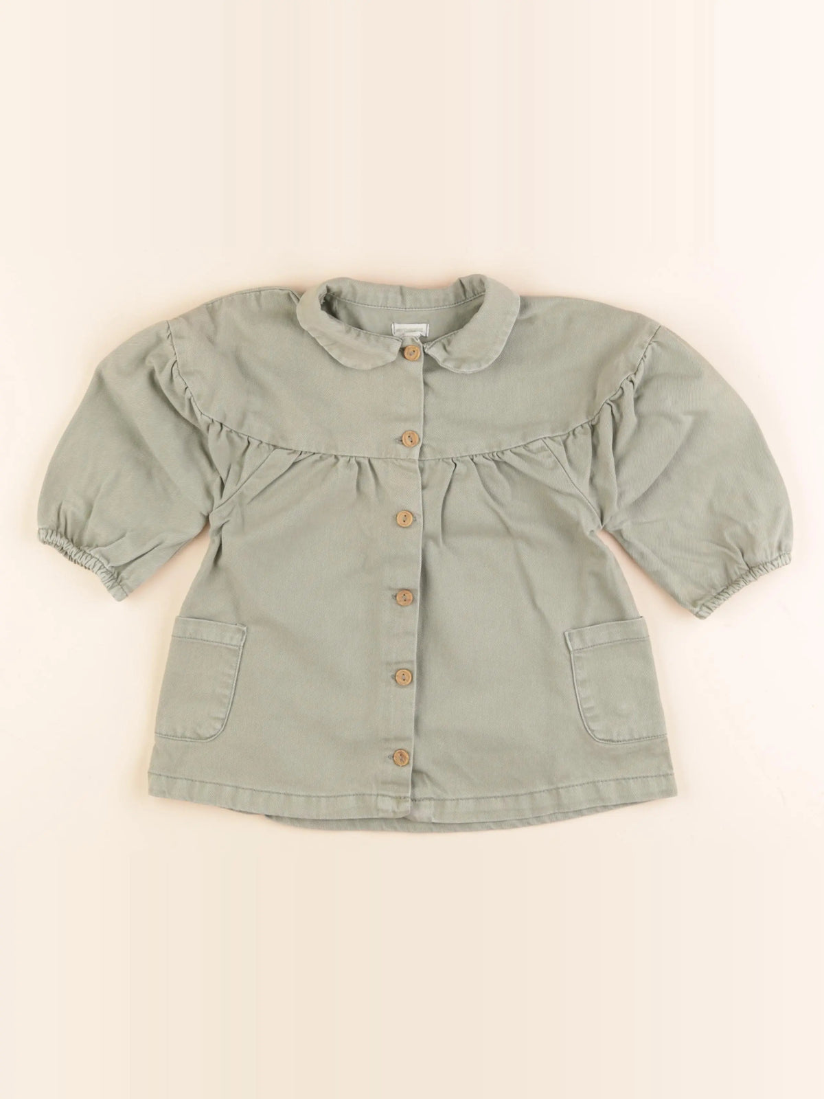 Vertbaudet - robe vert - 24 mois
