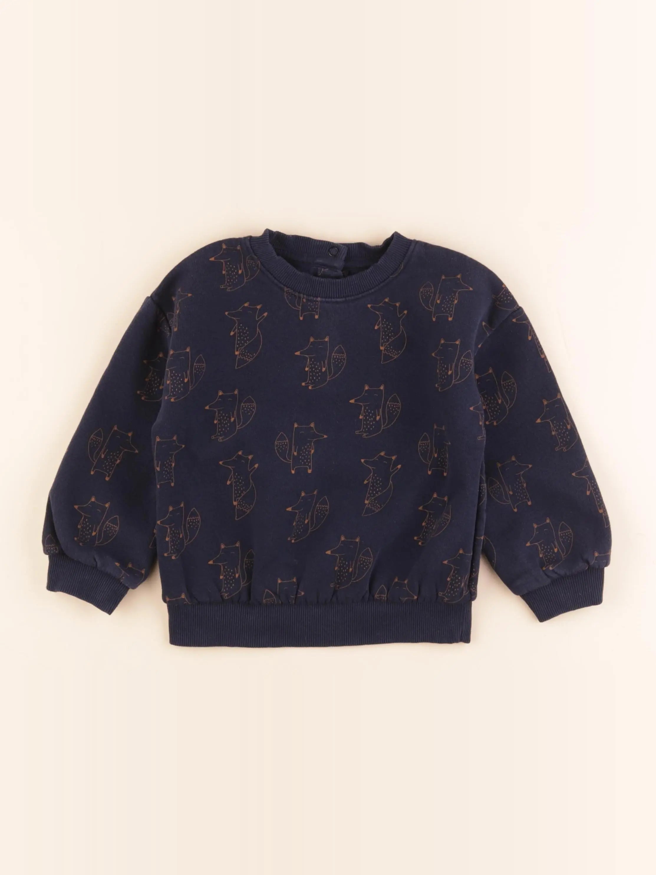 La Redoute - sweat bleu - 3 ans