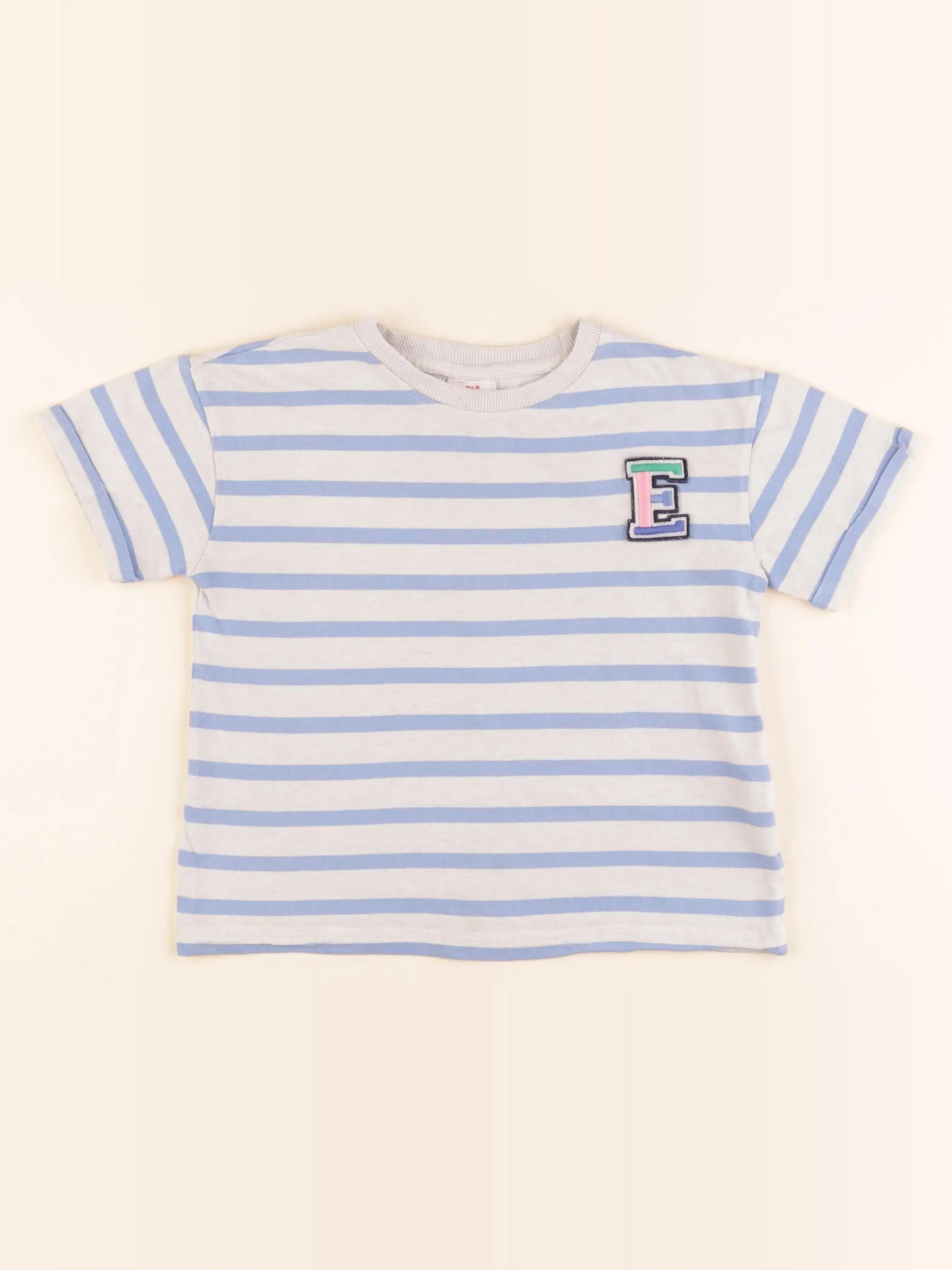 Tape à l'oeil - tee-shirt blanc, bleu - 2/3 ans